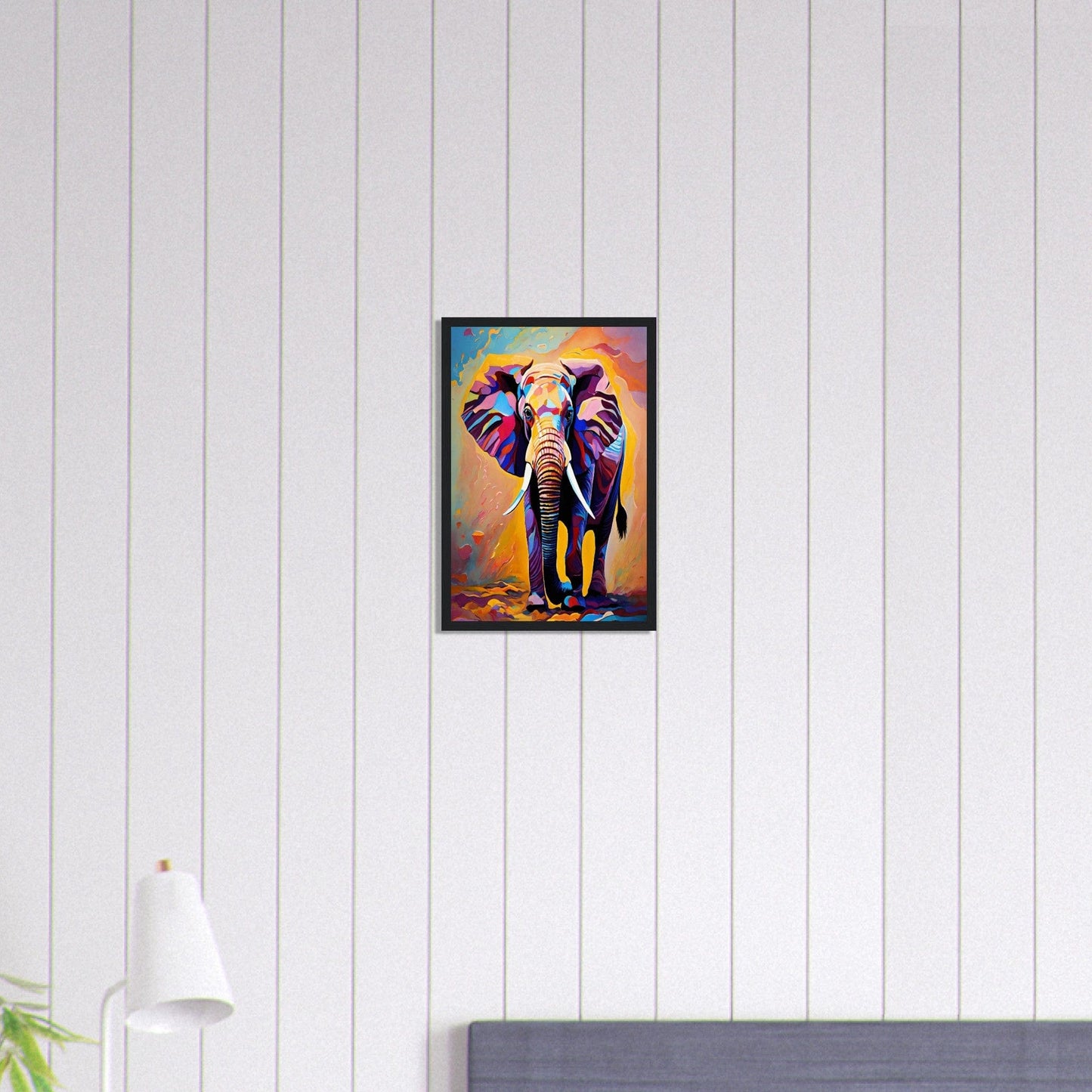 Canvanation Print Material 30x45 cm / 12x18″ Tableau Elephant Poids Du Monde