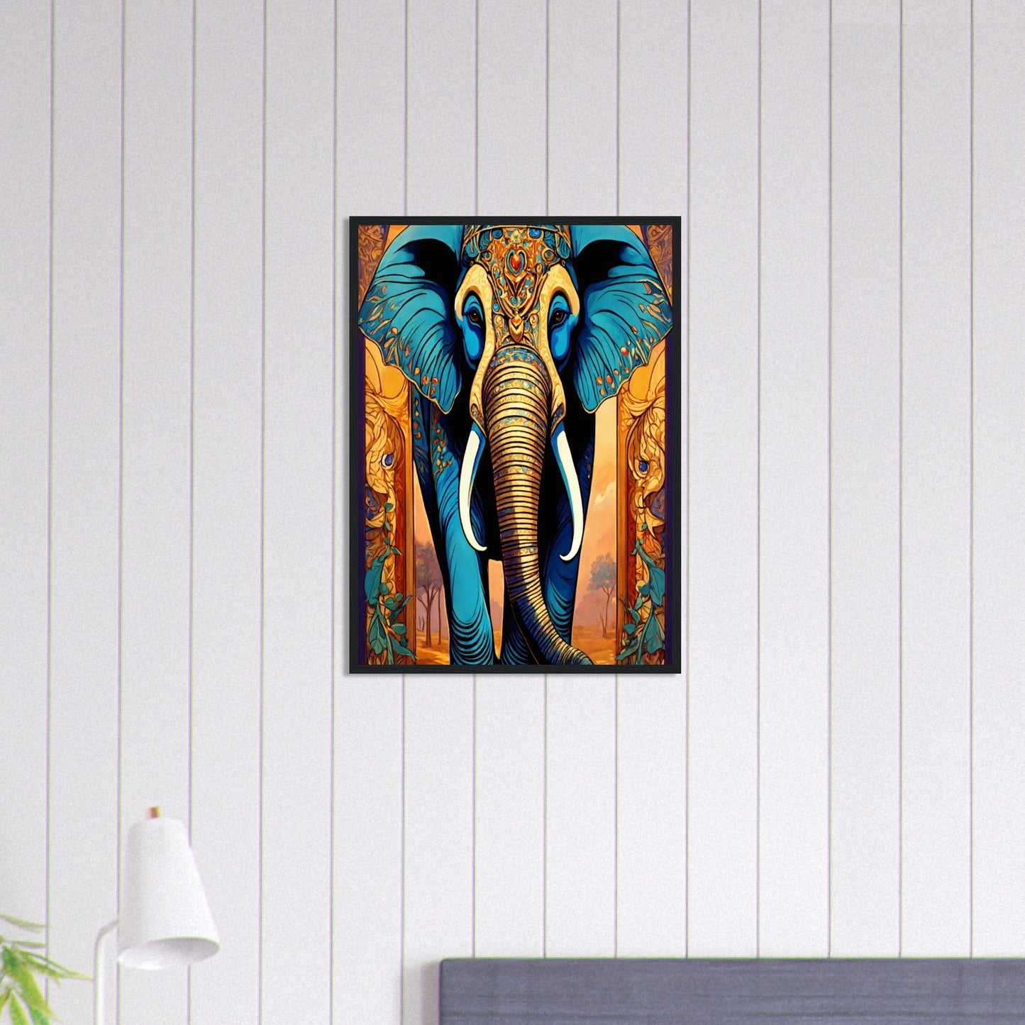 Canvanation Print Material 50x70 cm / 20x28″ Tableau Elephant Roi Des Plaines