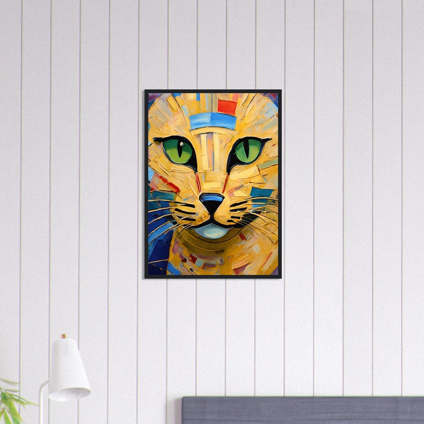 Canvanation Print Material 50x70 cm / 20x28″ Tableau Chat Rêverie Nocturne