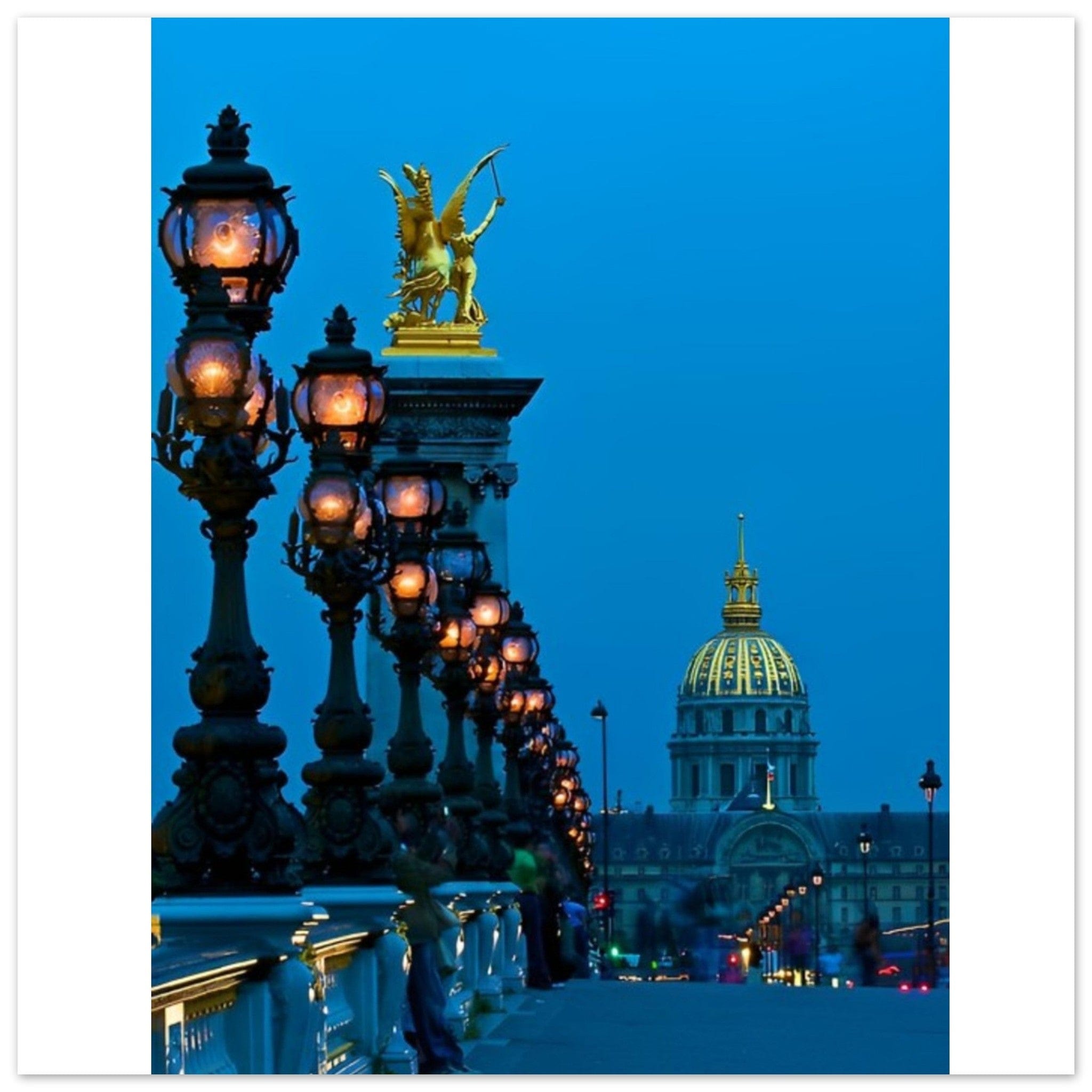 Canvanation Print Material 45x45 cm / 18x18″ Affiche Pont Alexandre Paris