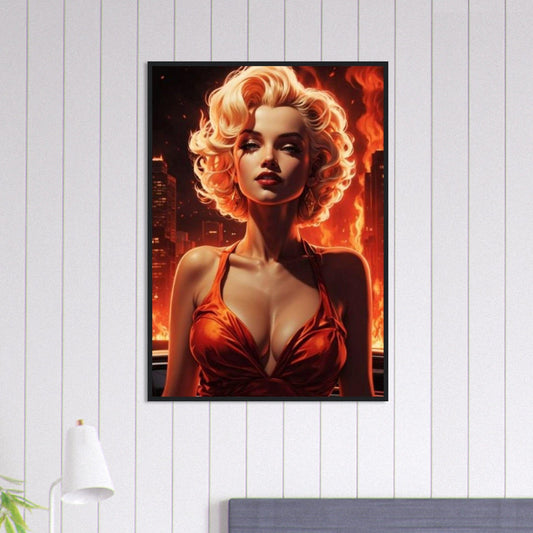 Canvanation Print Material 70x100 cm / 28x40″ Tableau Femme Fatale