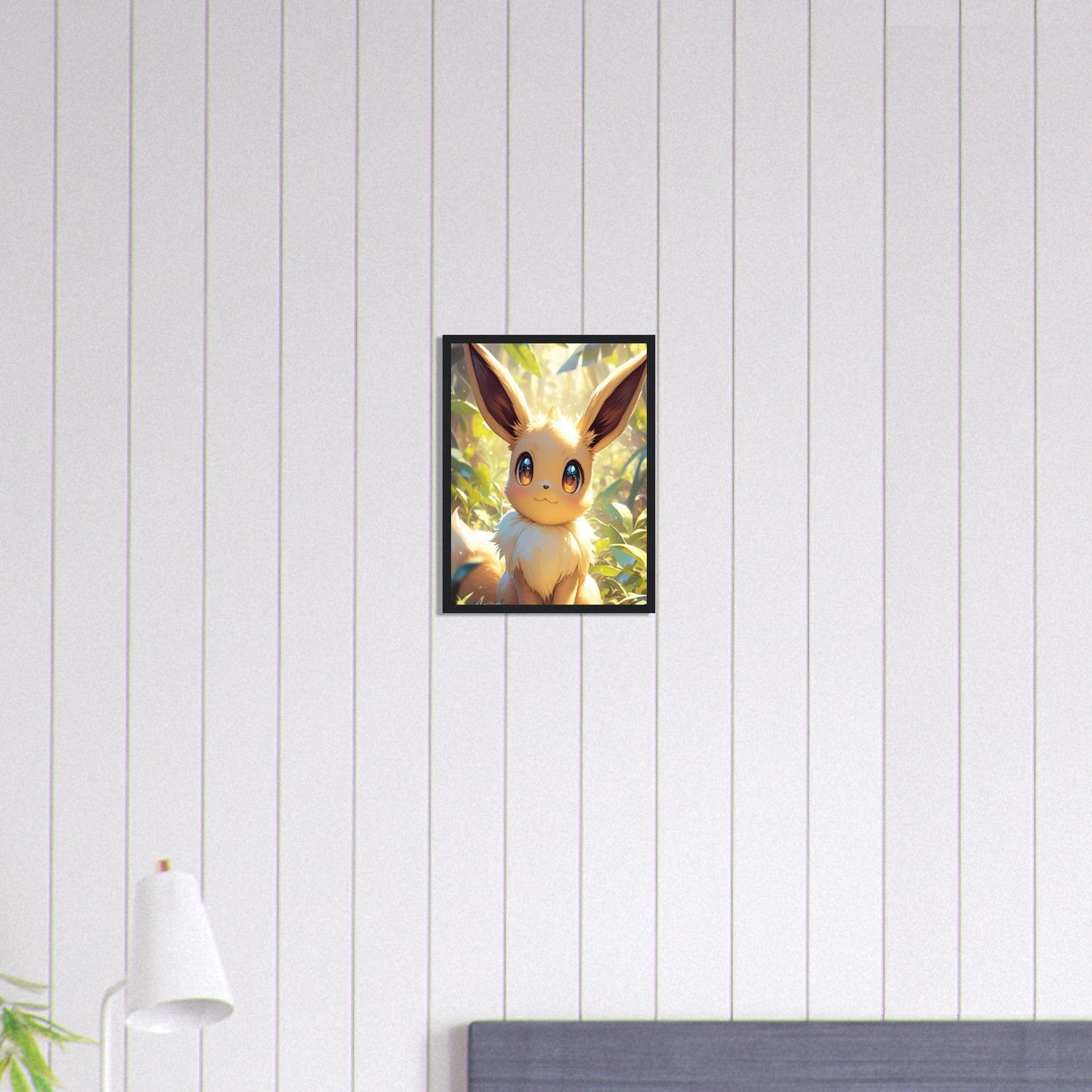 Canvanation Print Material 30x40 cm / 12x16″ Tableau Pokémon Evoli - Chambre Bébé