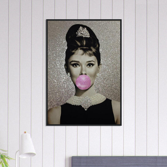 Canvanation Print Material 70x100 cm / 28x40″ Tableau Street Art Femme Brillant
