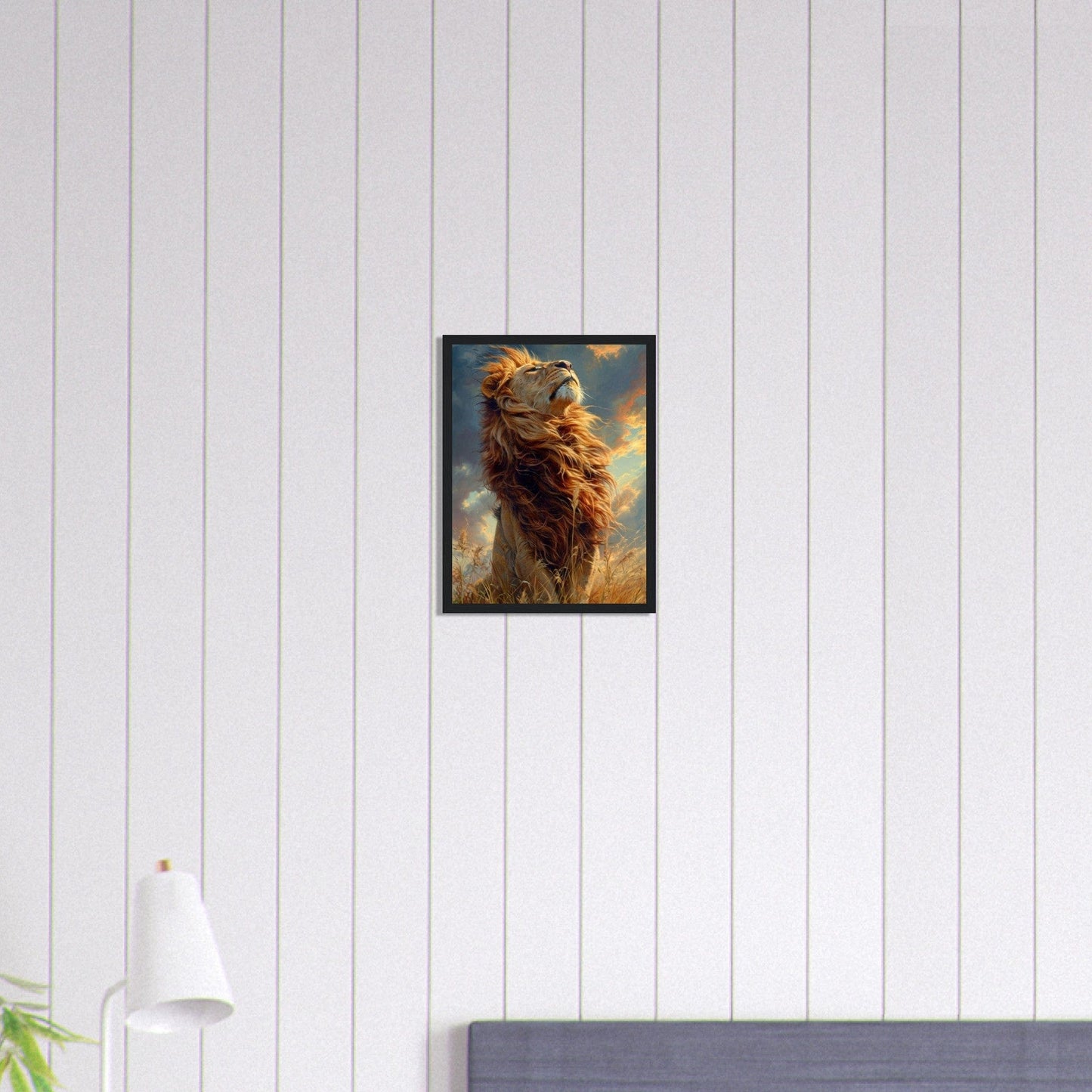 Canvanation Print Material 30x40 cm / 12x16″ Tableau Lion Dans La Savanne