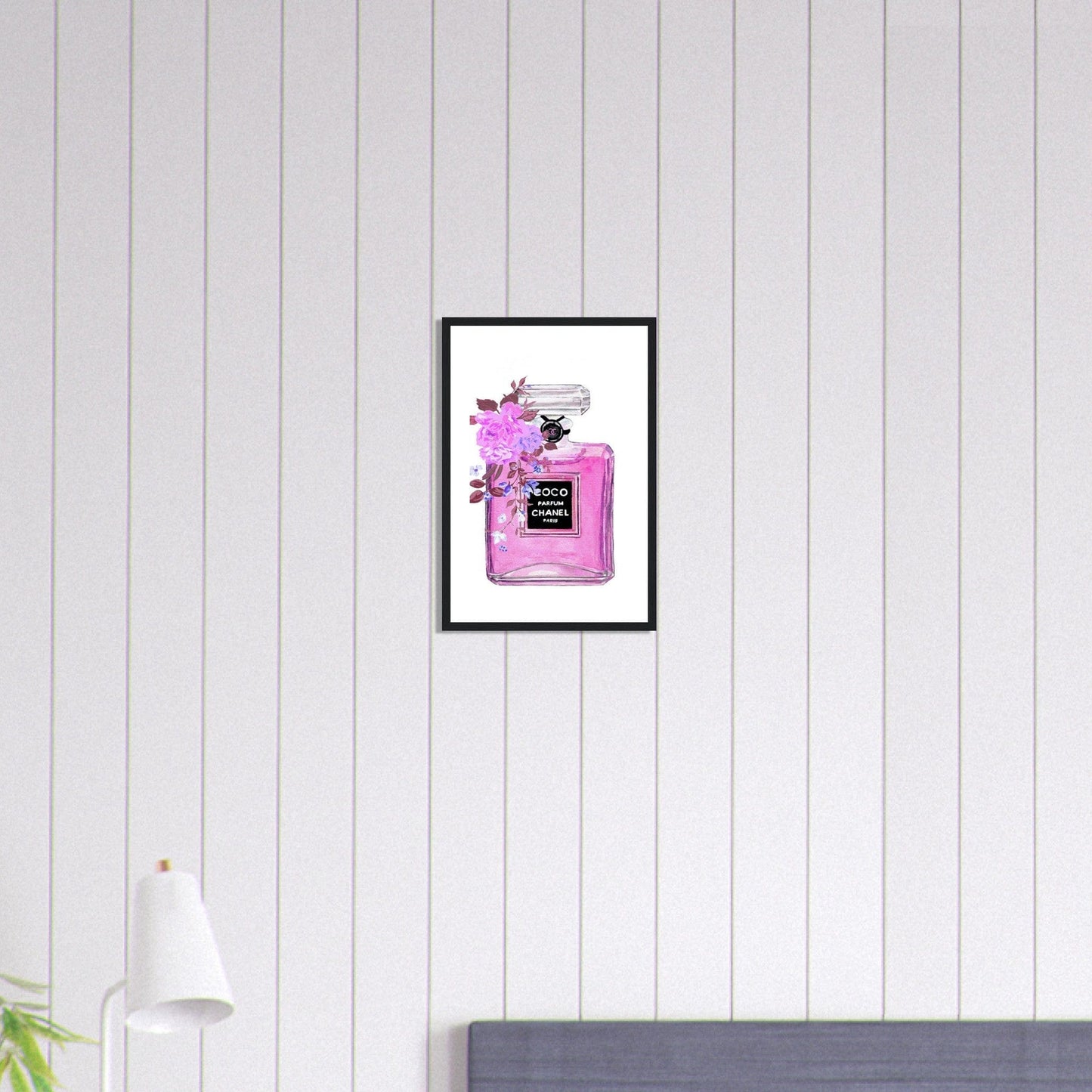 Canvanation Print Material 30x45 cm / 12x18″ Tableau Chanel Numéro 5 Rose