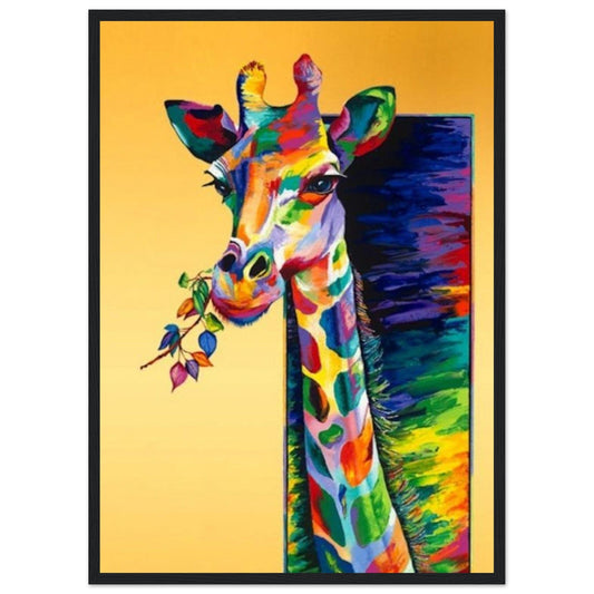 Gelato Print Material 50x70 cm / 20x28″ Peinture Tete De Girafe