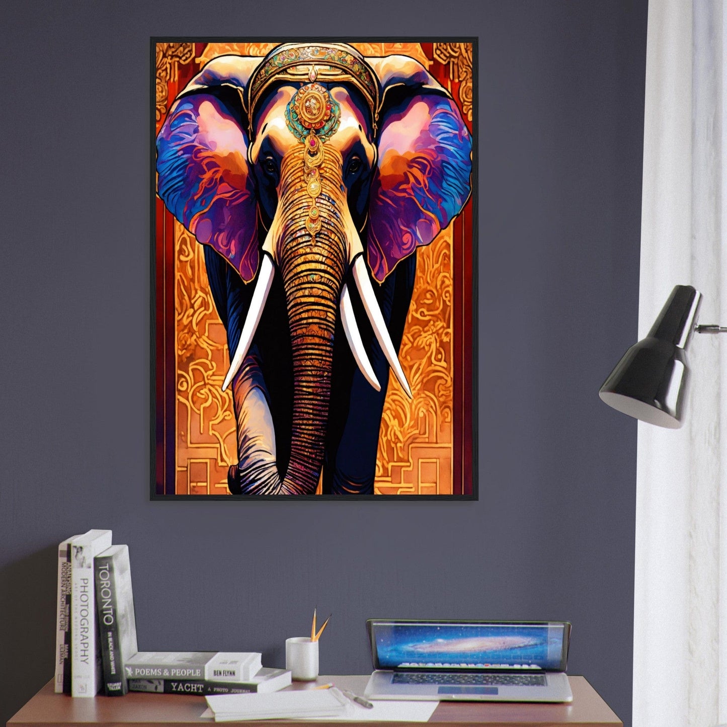 Canvanation Print Material Tableau Elephant Rêve Africain