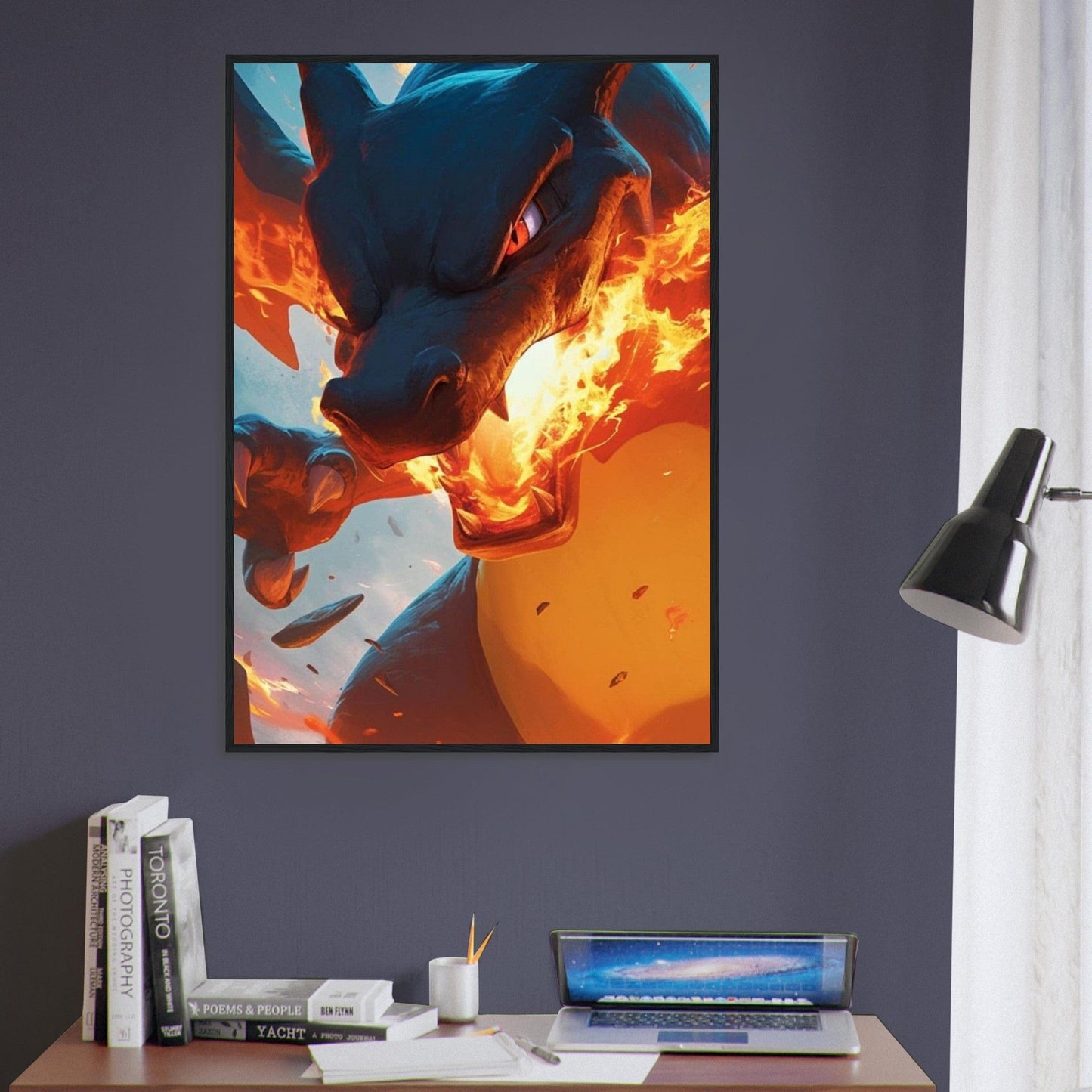 Canvanation Print Material Tableau Pokémon Dragon Feu