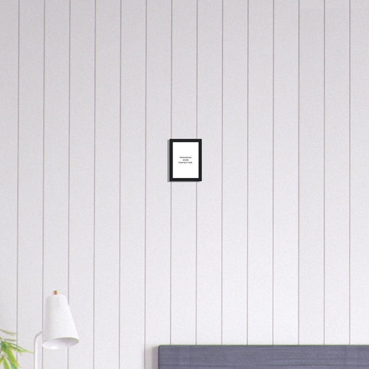 Canvanation Print Material 13x18 cm / 5x7″ Tableau Citation Progress Over Perfection