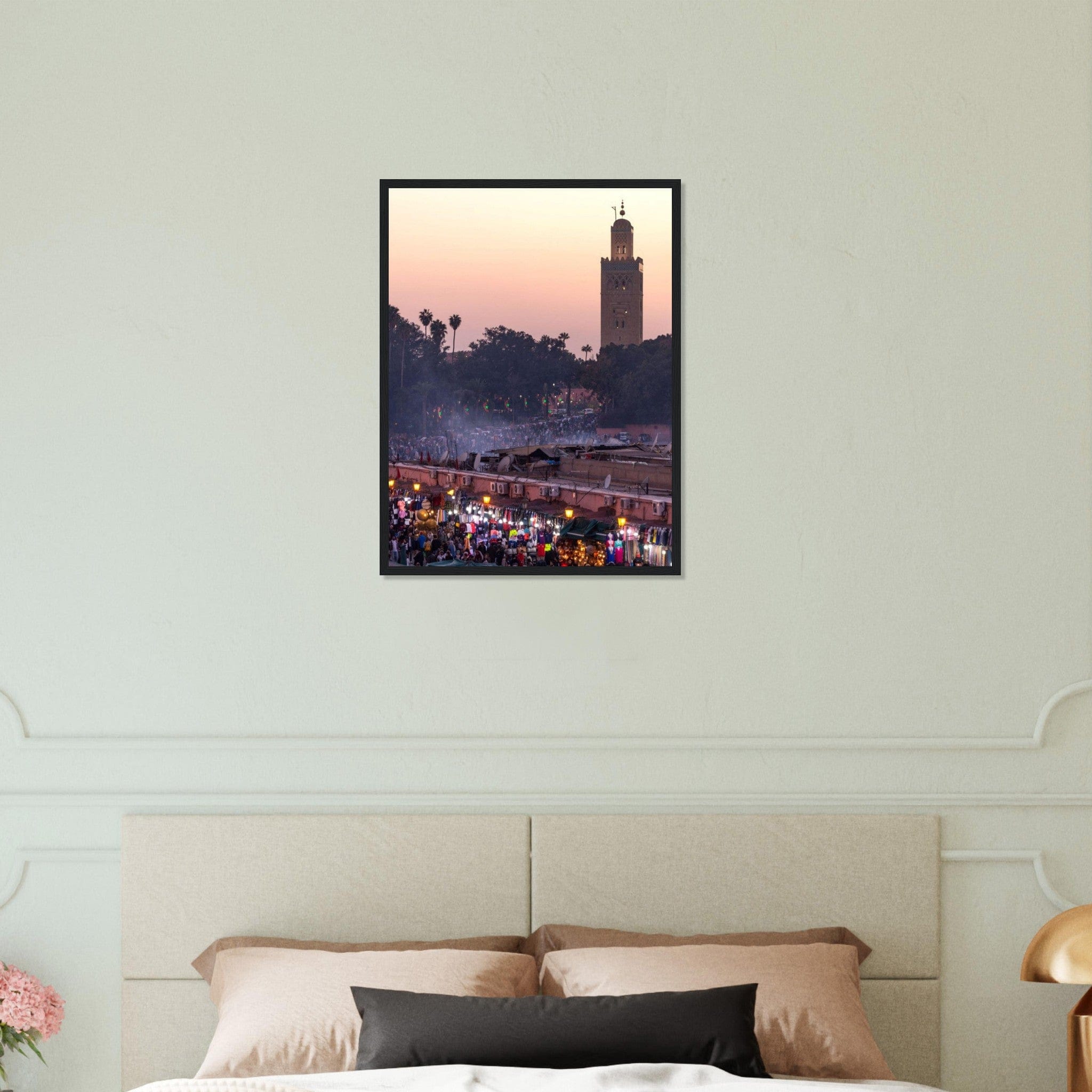 Canvanation Print Material Paysage Marocain En Peinture