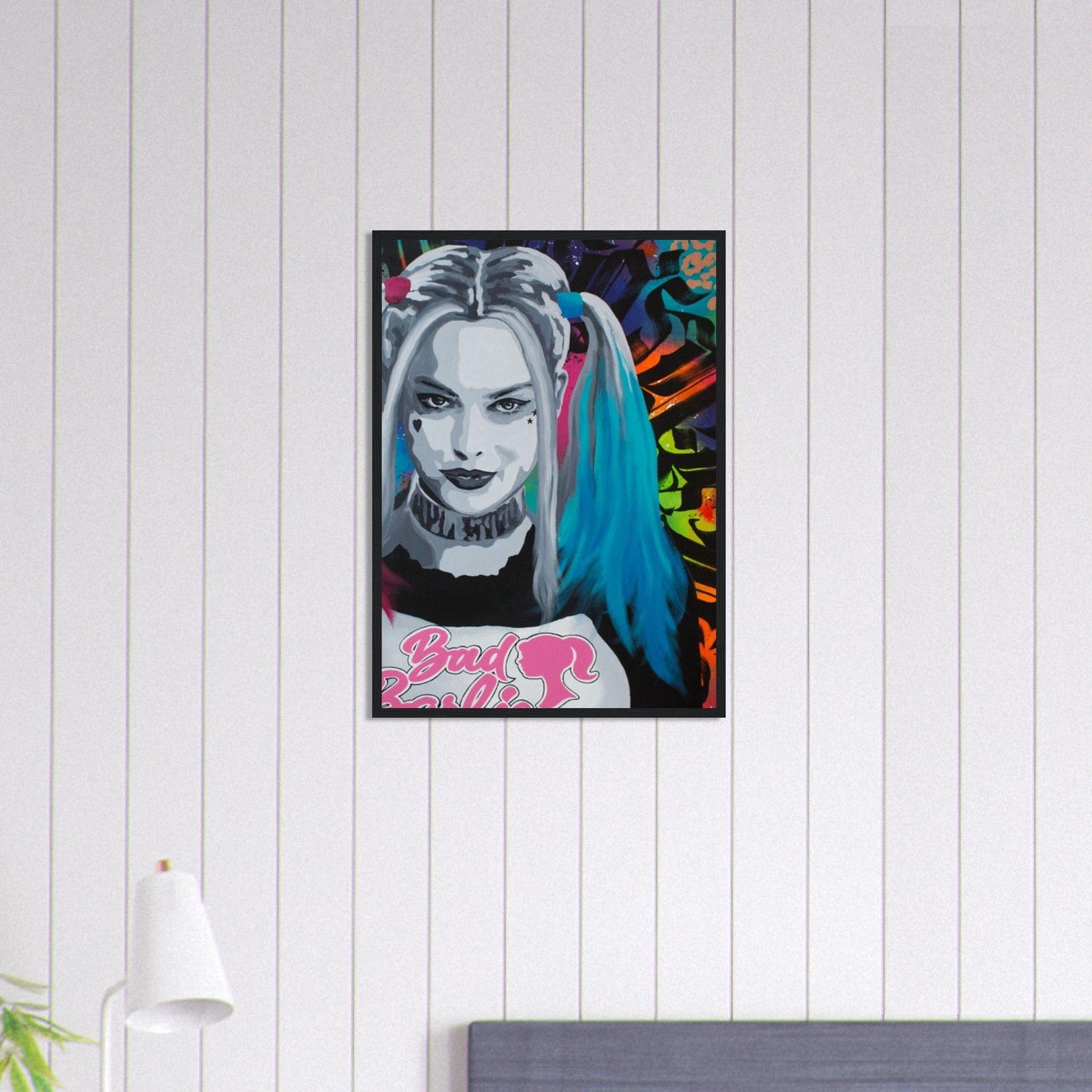 Canvanation Print Material 50x70 cm / 20x28″ Tableau Street Art Jocker Harley Quiin