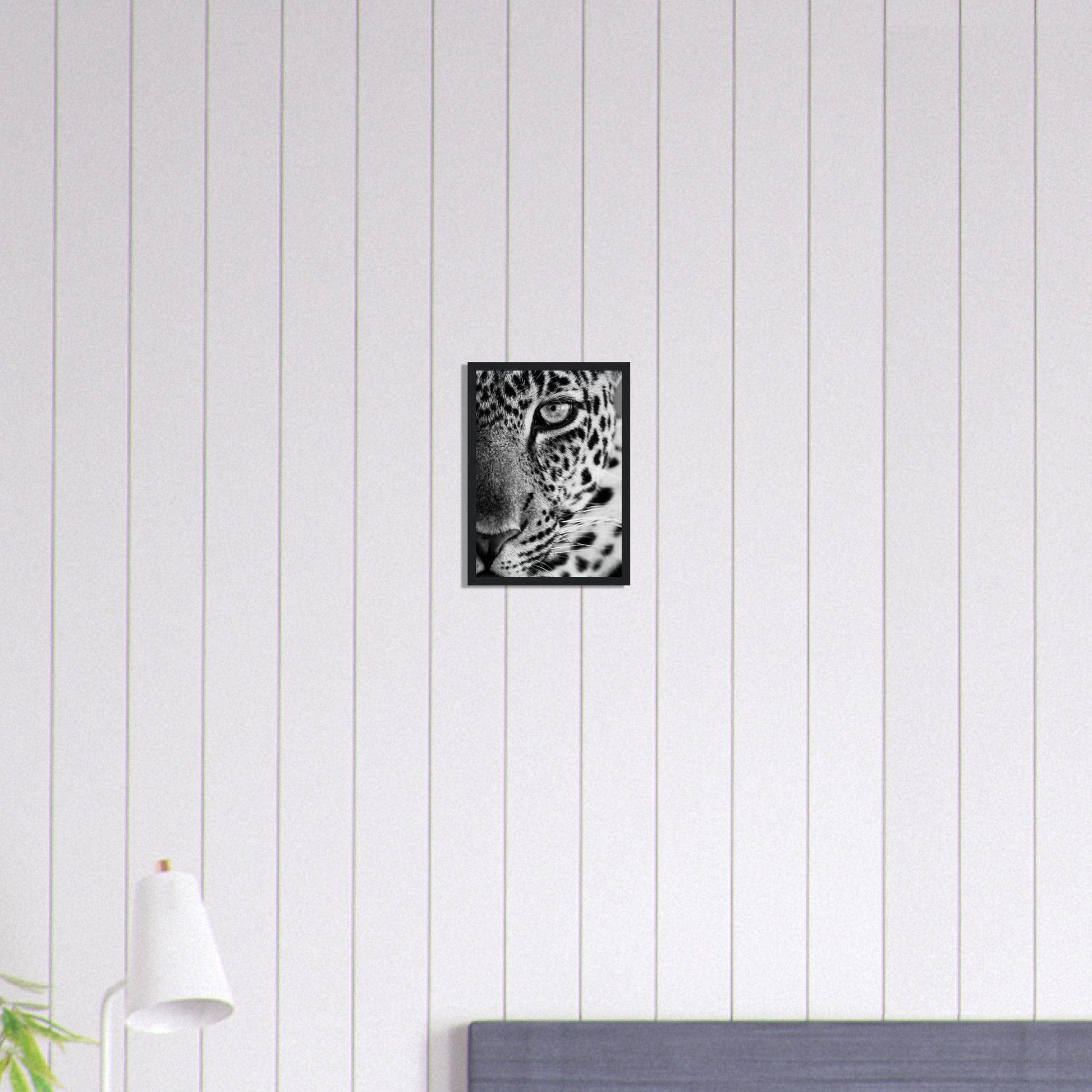 Canvanation Print Material A4 21x29.7 cm / 8x12″ Tableau Photo Noir Et Blanc-Animaux-Leopard