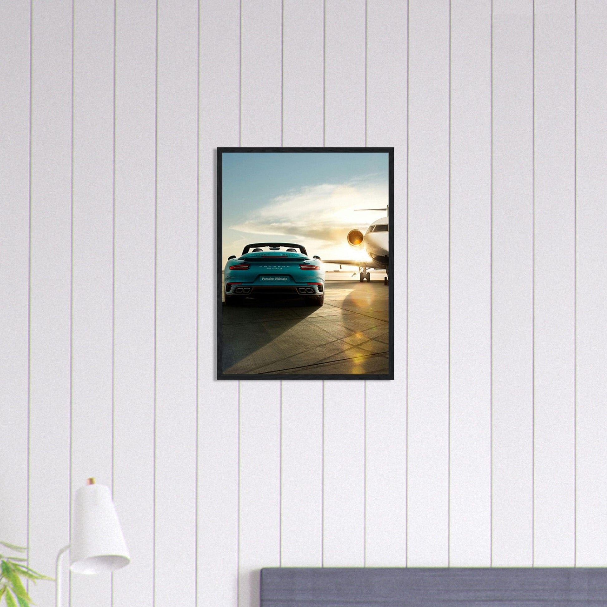 Gelato Print Material Tableau Porsche Bleu