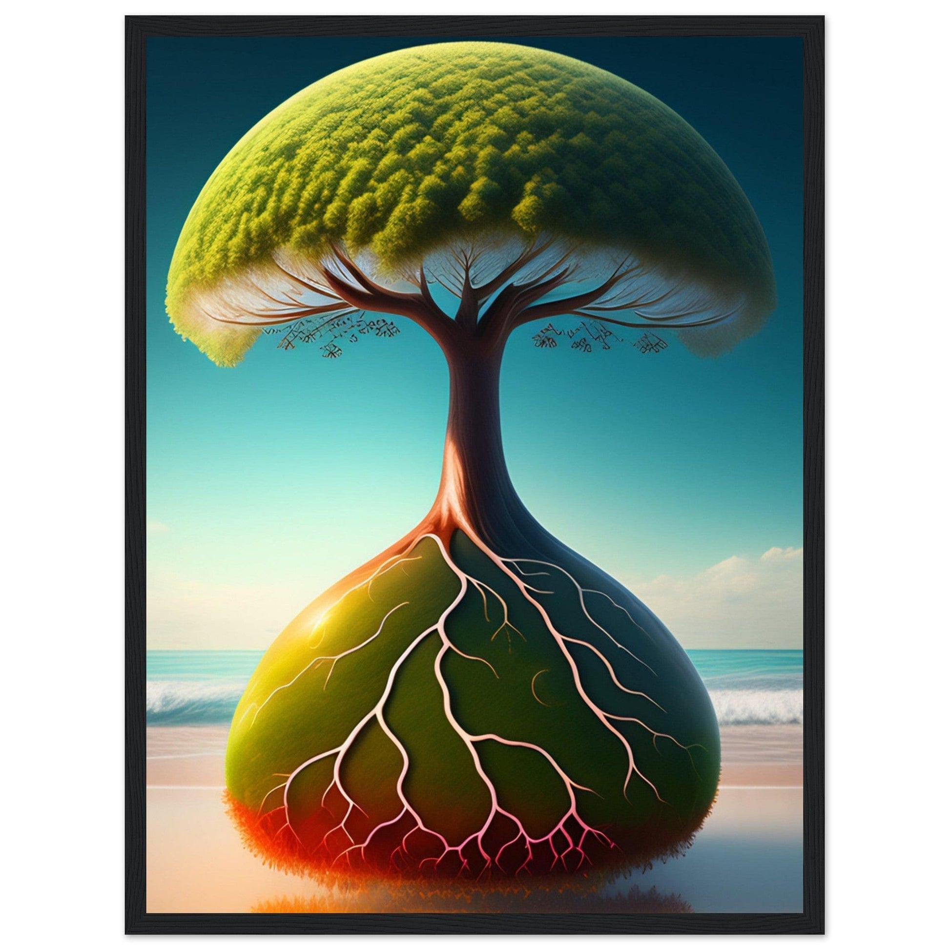 Canvanation Print Material 45x60 cm / 18x24″ Tableau Moderne Arbre De Vie