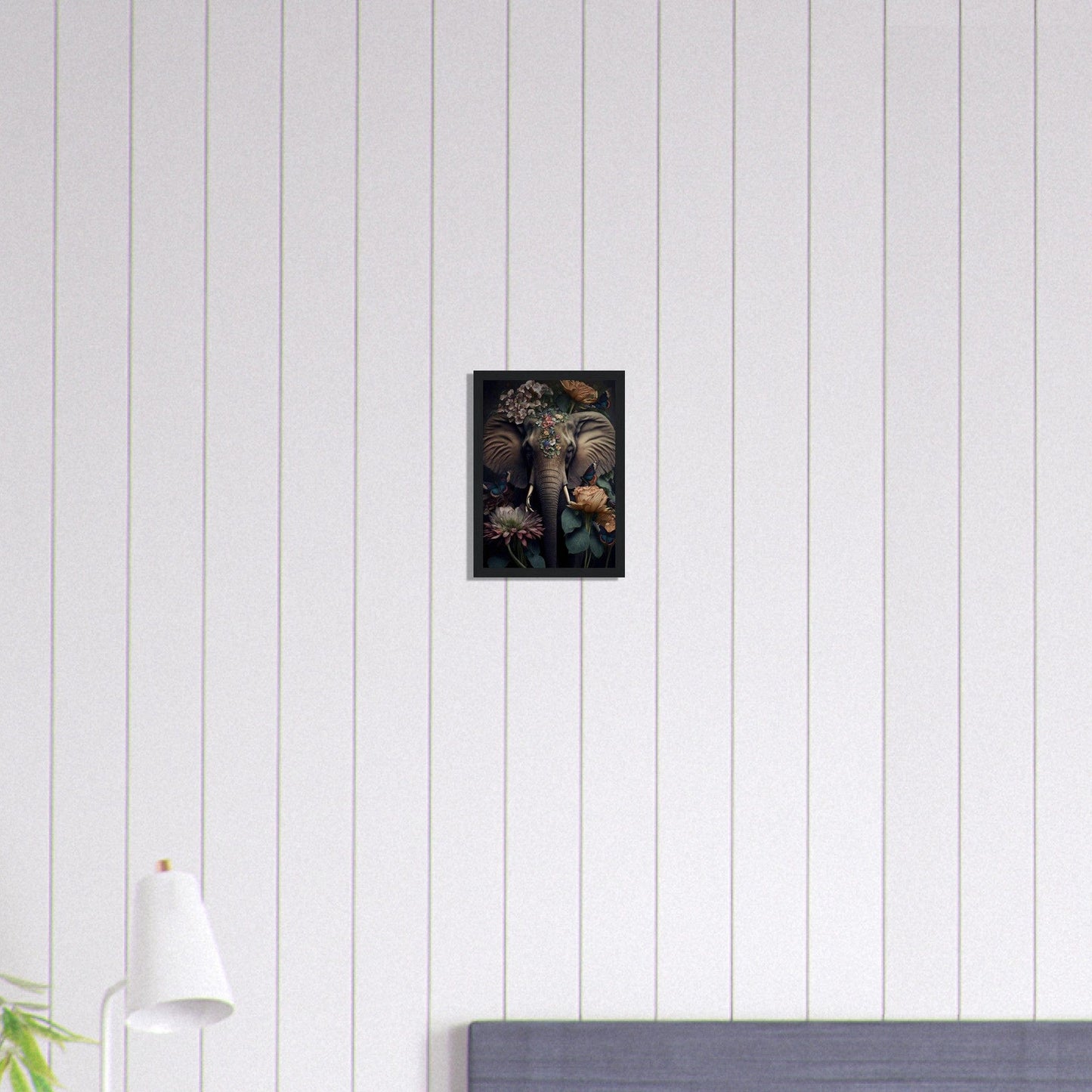 Canvanation Print Material A4 21x29.7 cm / 8x12″ Tableau Elephant Sentinelles des Âges