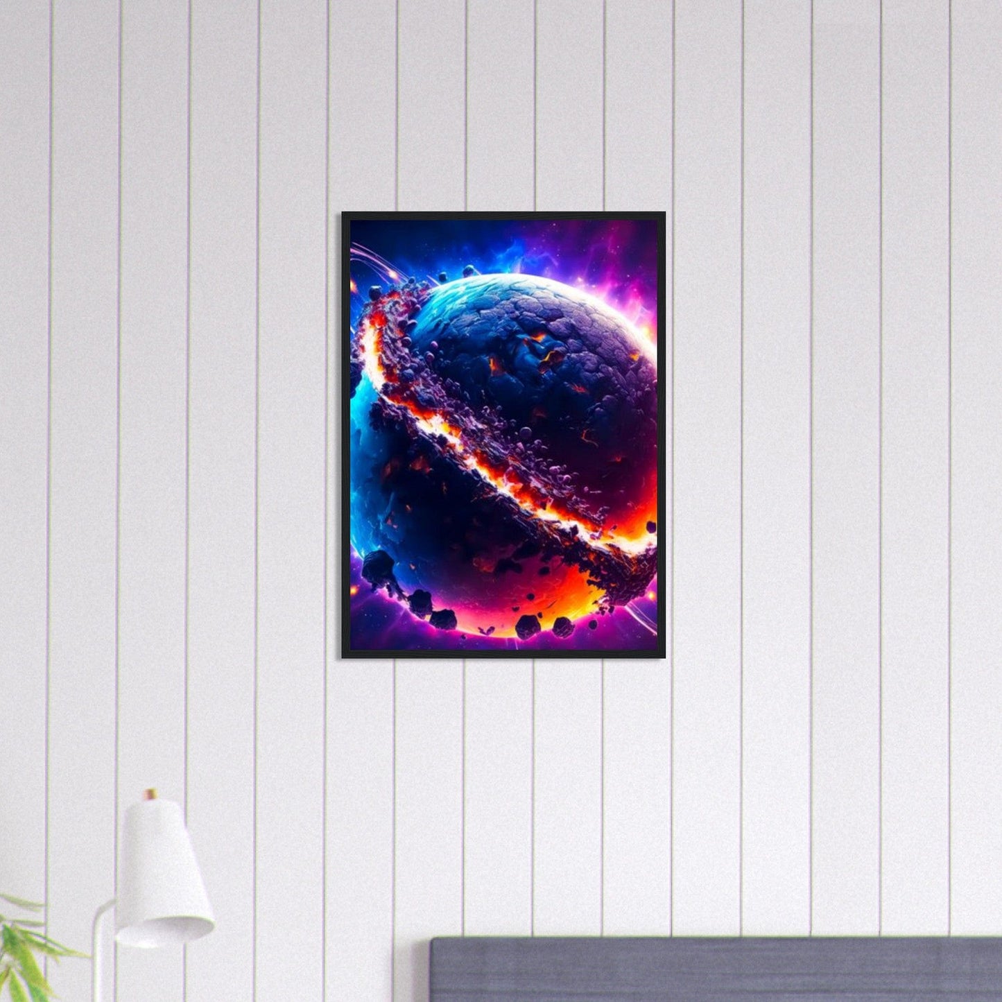 Canvanation Print Material 50x70 cm / 20x28″ Tableau Planete Nuit Étoilée Infinita