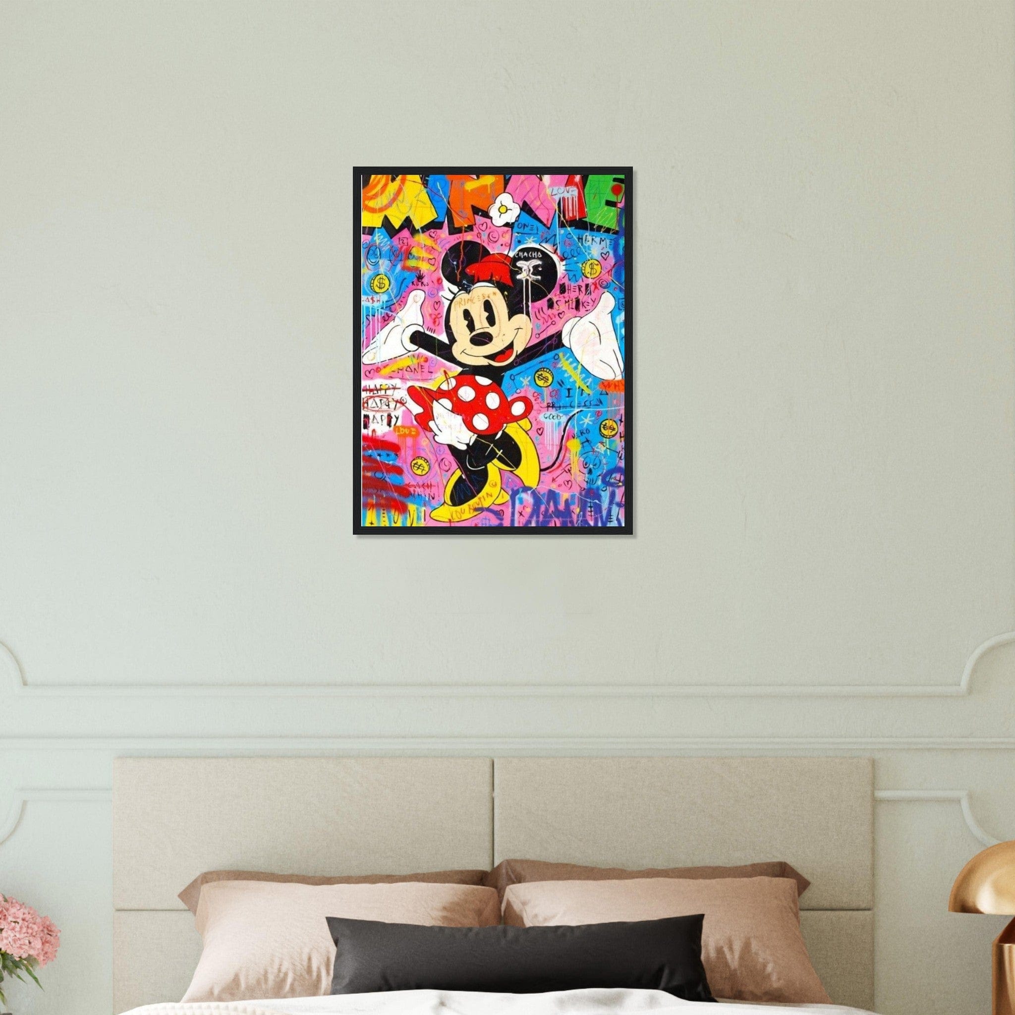 Gelato Print Material Tableau Minnie Street Art