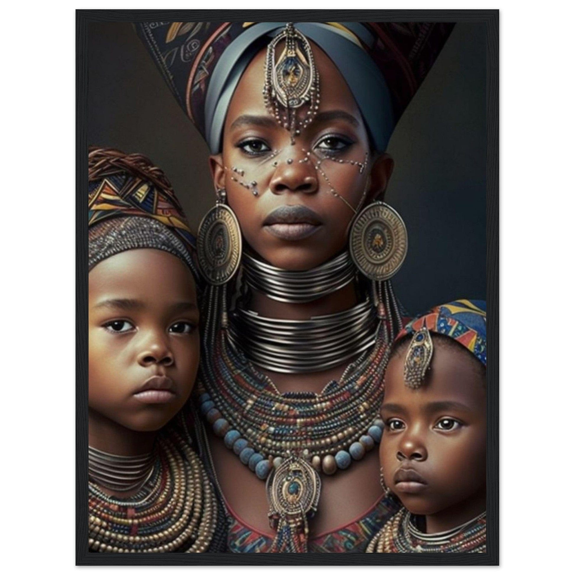 Canvanation Print Material Tableau Africain Peinture