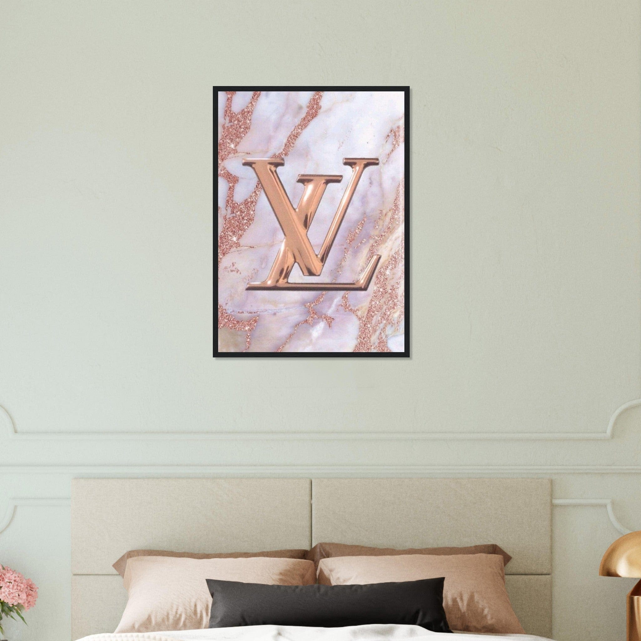 Canvanation Print Material 50x70 cm / 20x28″ Tableau Louis Vuitton Marbre