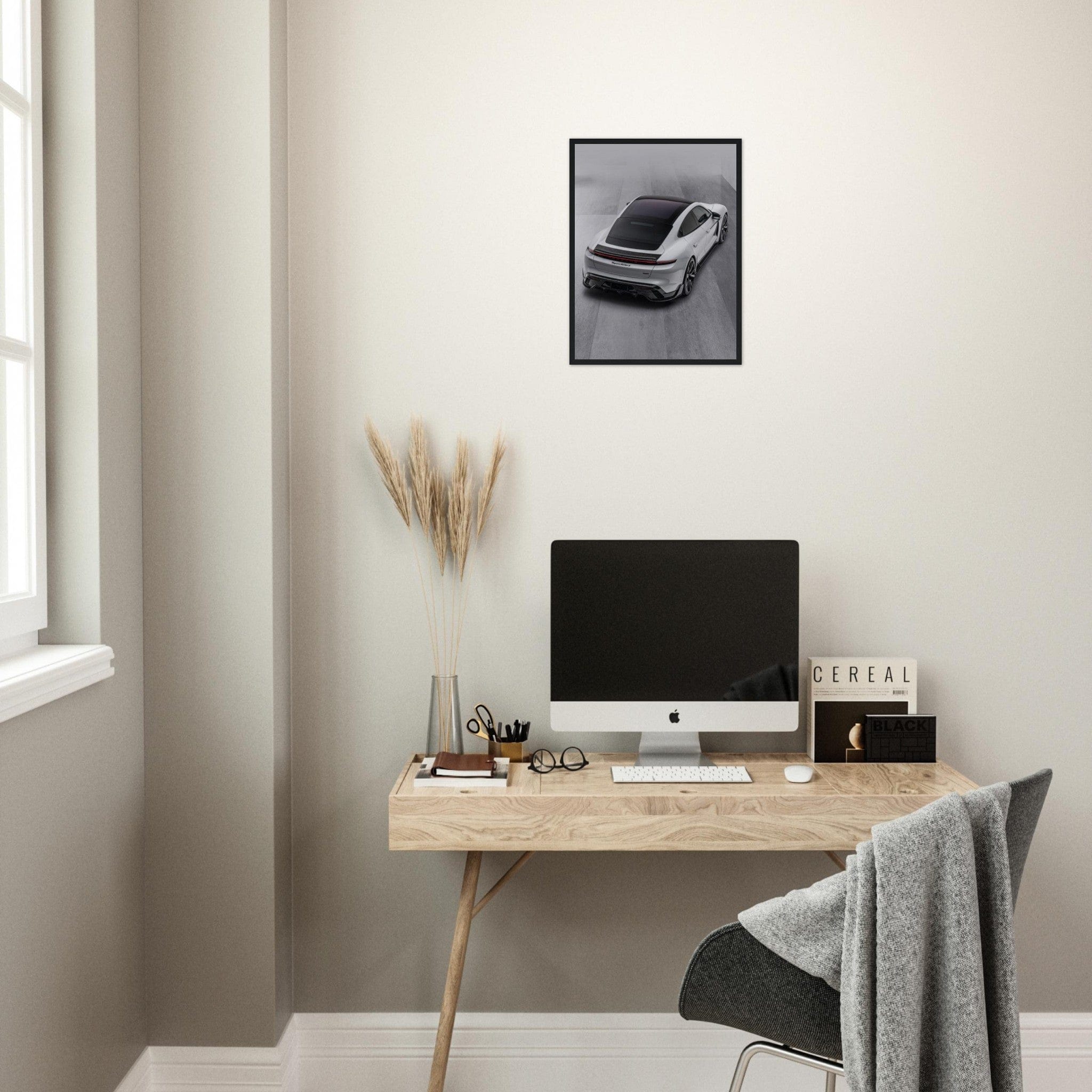 Gelato Print Material Tableau Porsche Gris