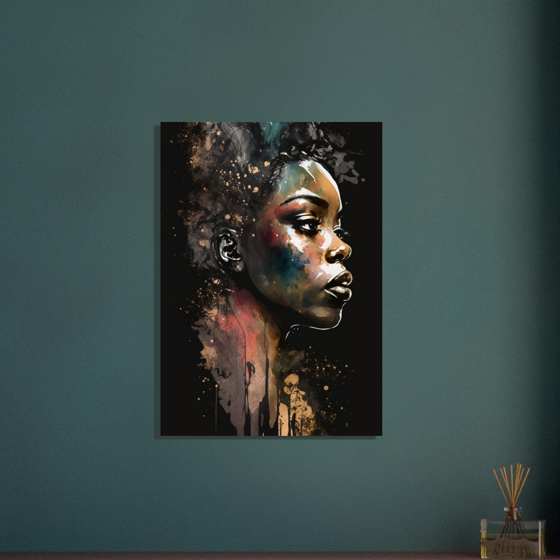 Gelato Print Material Poster Portrait Femme Moderne