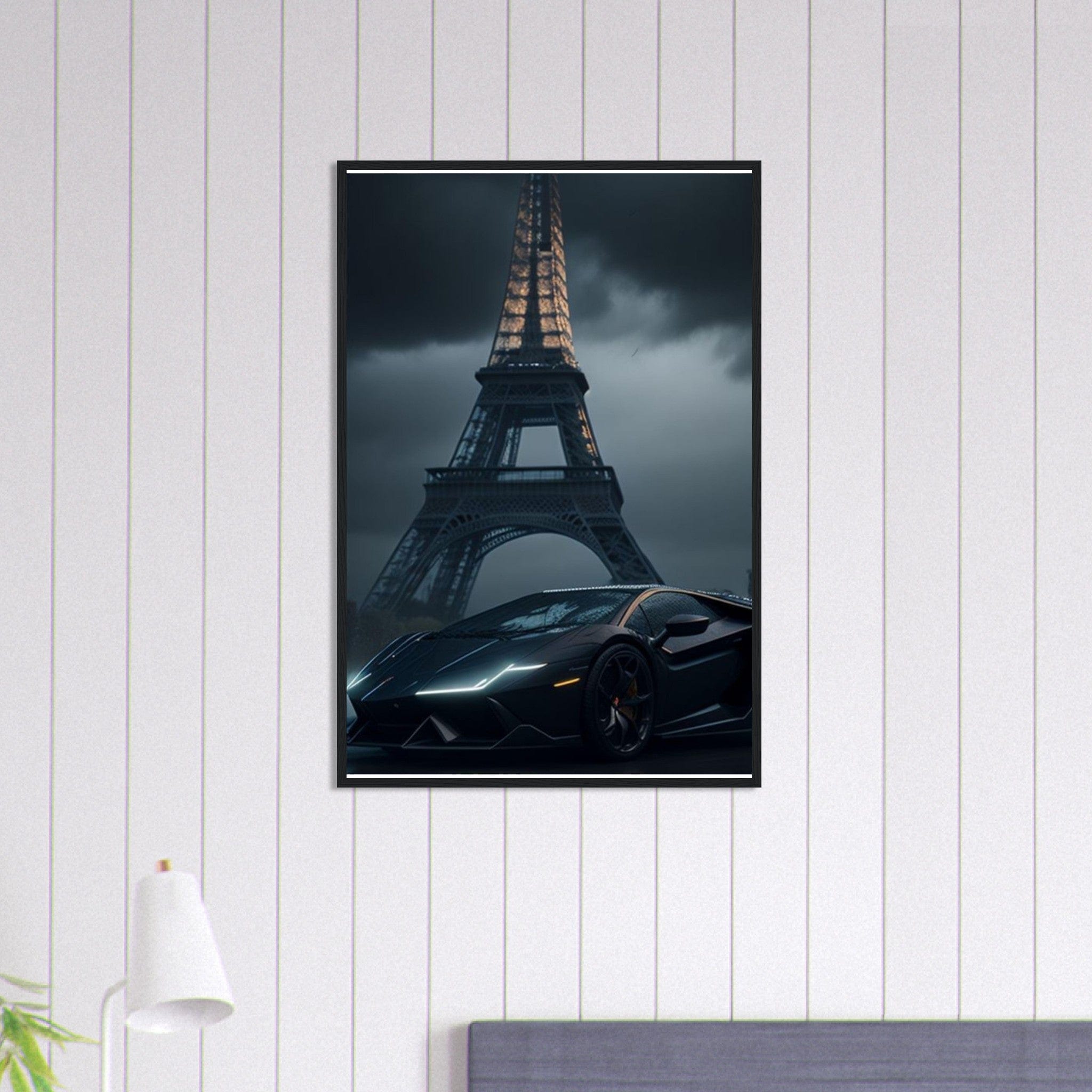Canvanation Print Material 60x90 cm / 24x36″ Tableau Voiture Lamborghini Paris
