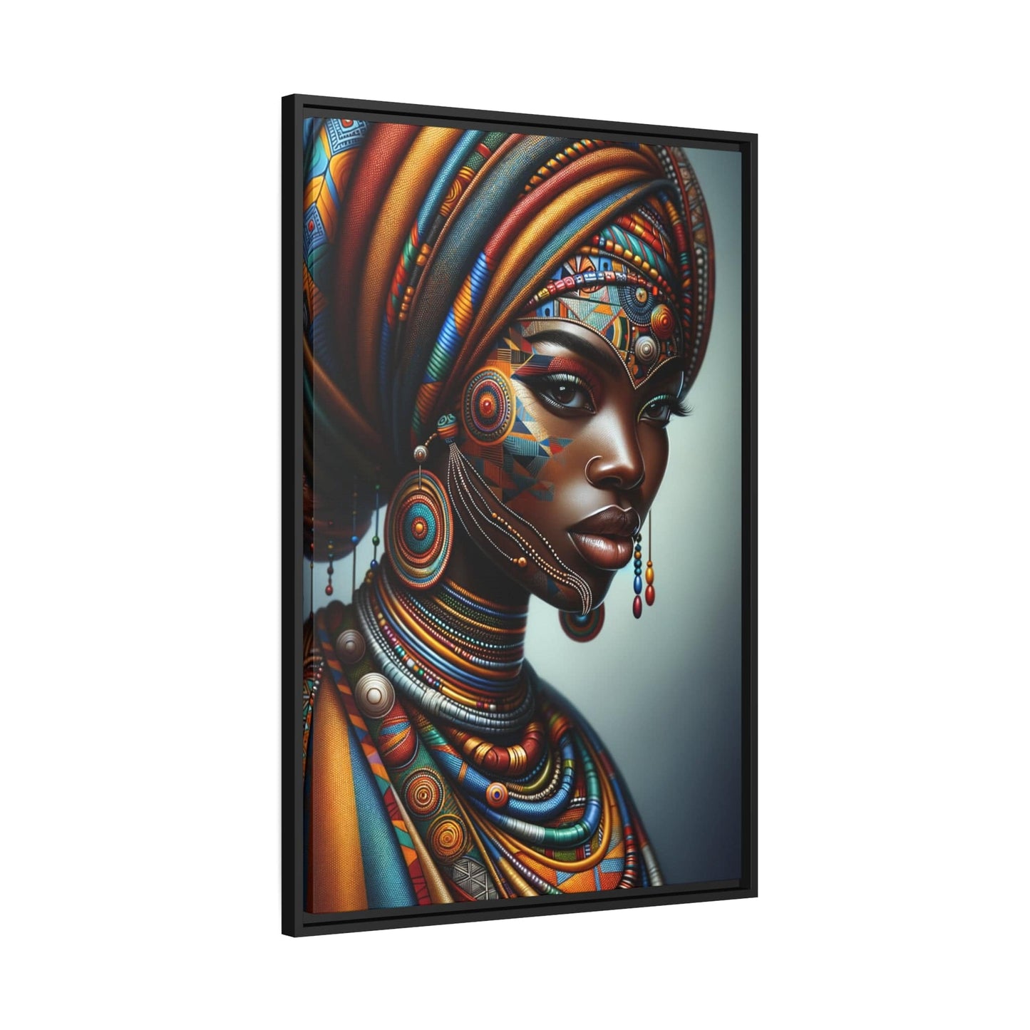 Printify Canvas Tableau "La grâce et l'audace : Portraits de femmes africaines dans toute leur splendeur"