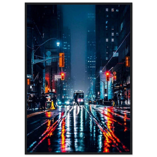 Gelato Print Material 70x100 cm / 28x40″ Tableau Ville Nuit