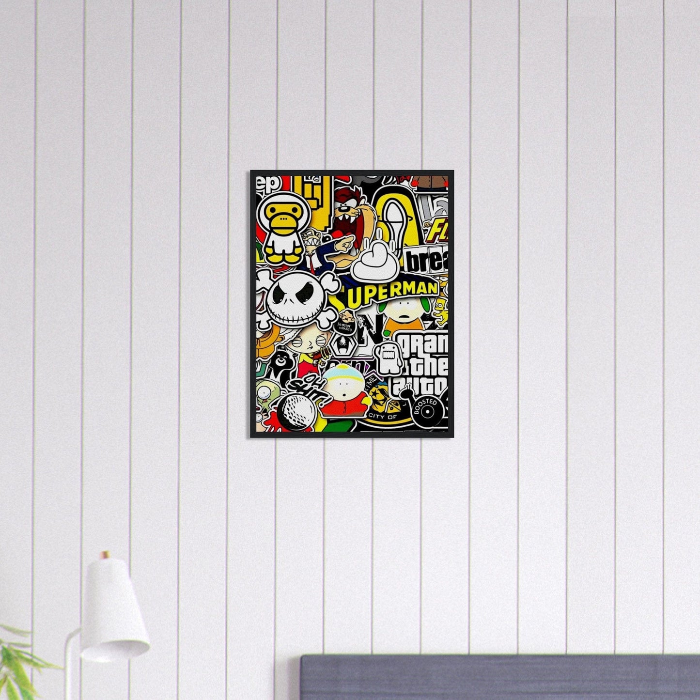 Gelato Print Material Tableau Pop Art Graffiti