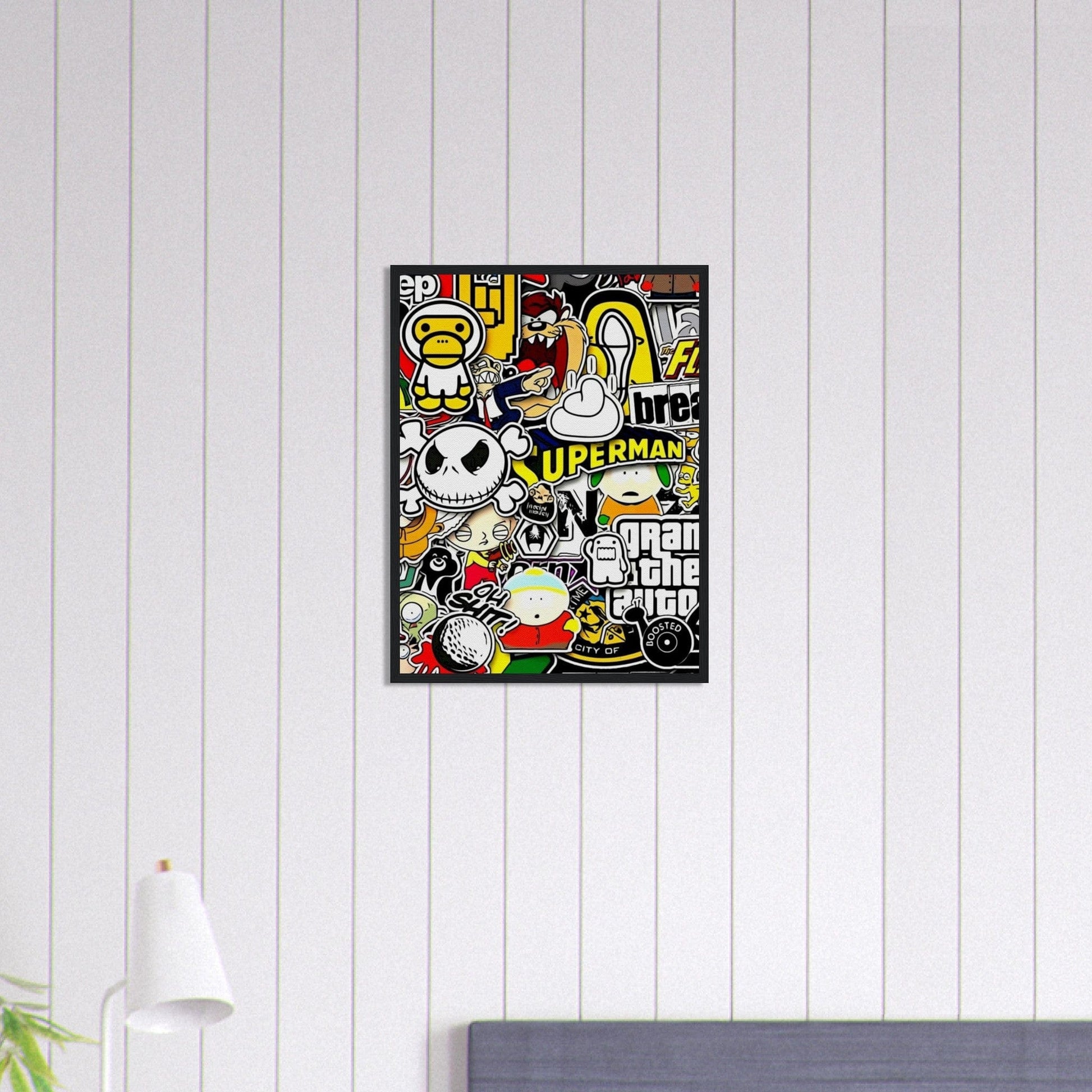 Gelato Print Material Tableau Pop Art Graffiti