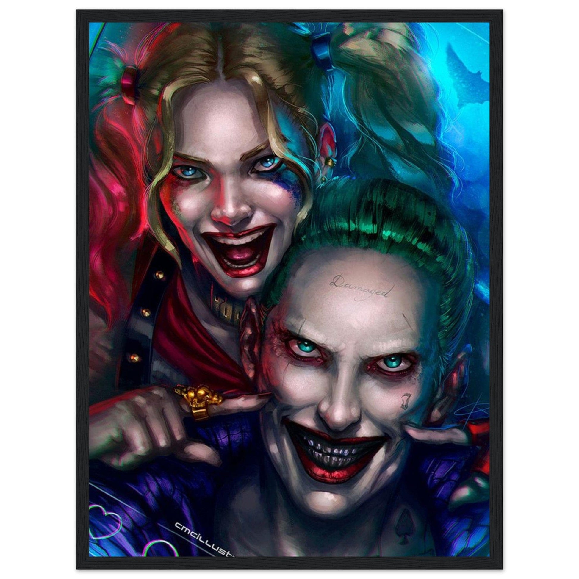 Canvanation Print Material Tableau Harley Quinn Et Joker
