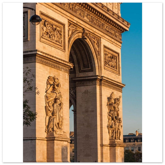 Canvanation Print Material 50x50 cm / 20x20″ Affiche Arc Paris