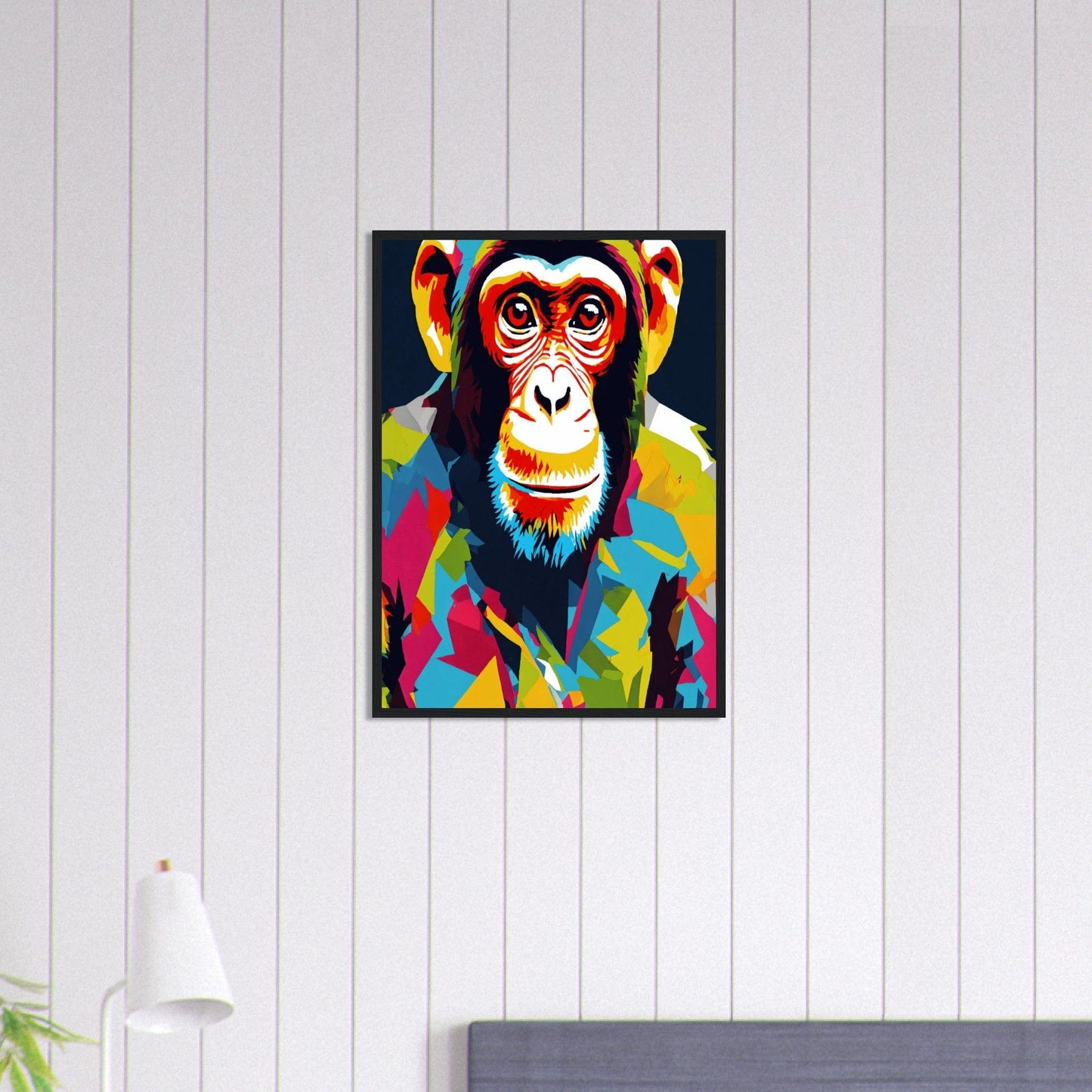 Canvanation Print Material 50x70 cm / 20x28″ Tableau Singe Sagesse Primitif