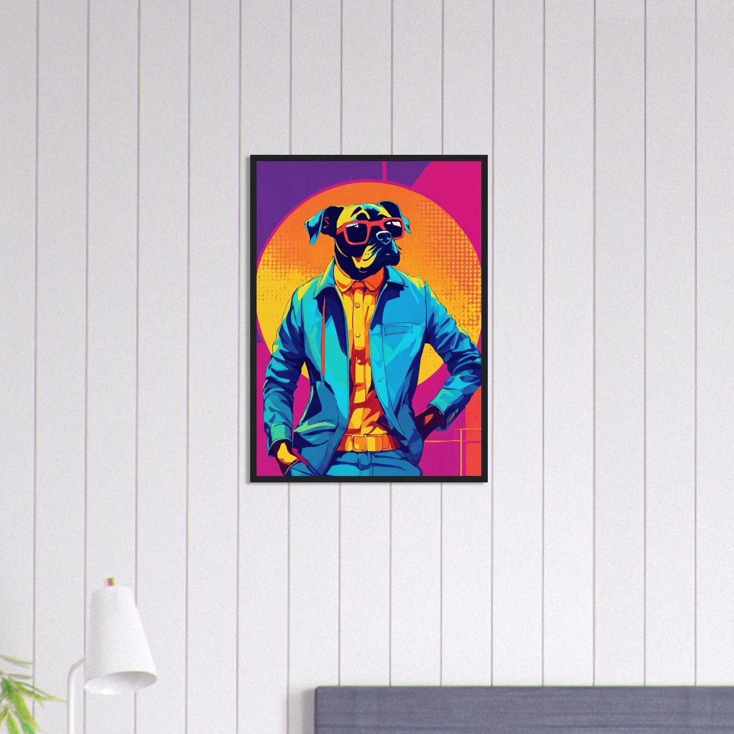 Canvanation Print Material 50x70 cm / 20x28″ Tableau Chien Pelage Doré