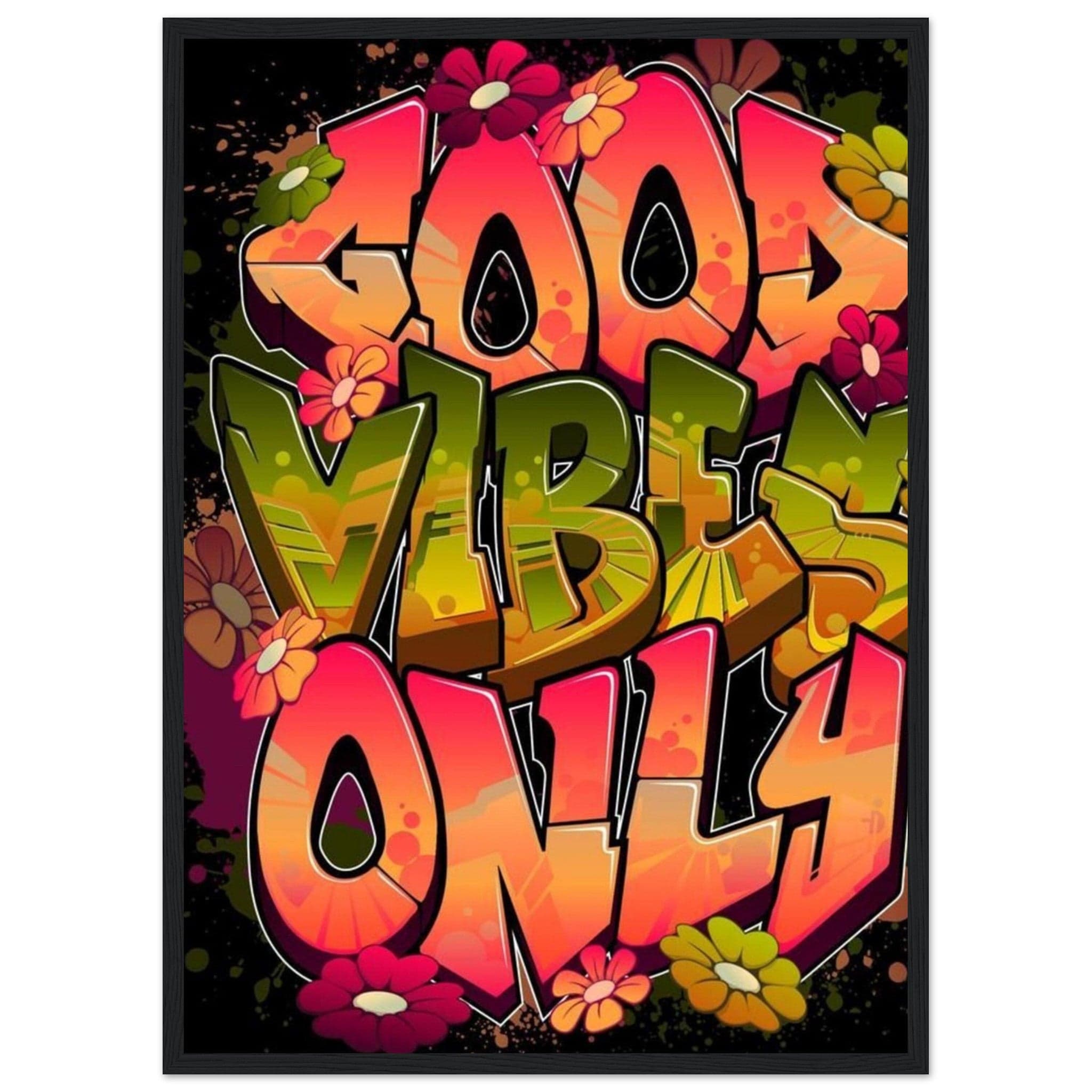 Gelato Print Material 50x70 cm / 20x28″ Tableau Tag Graffiti