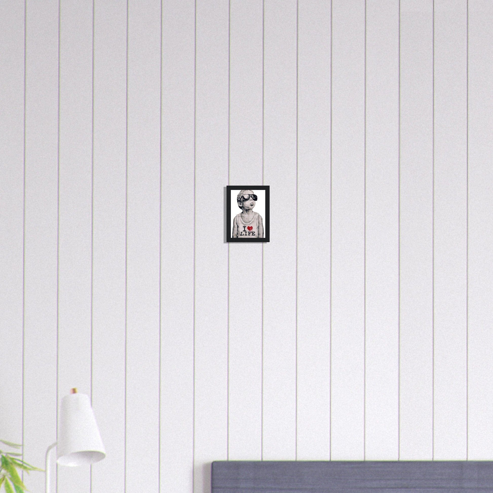 Canvanation Print Material 13x18 cm / 5x7″ Tableau Banksy I Love Life