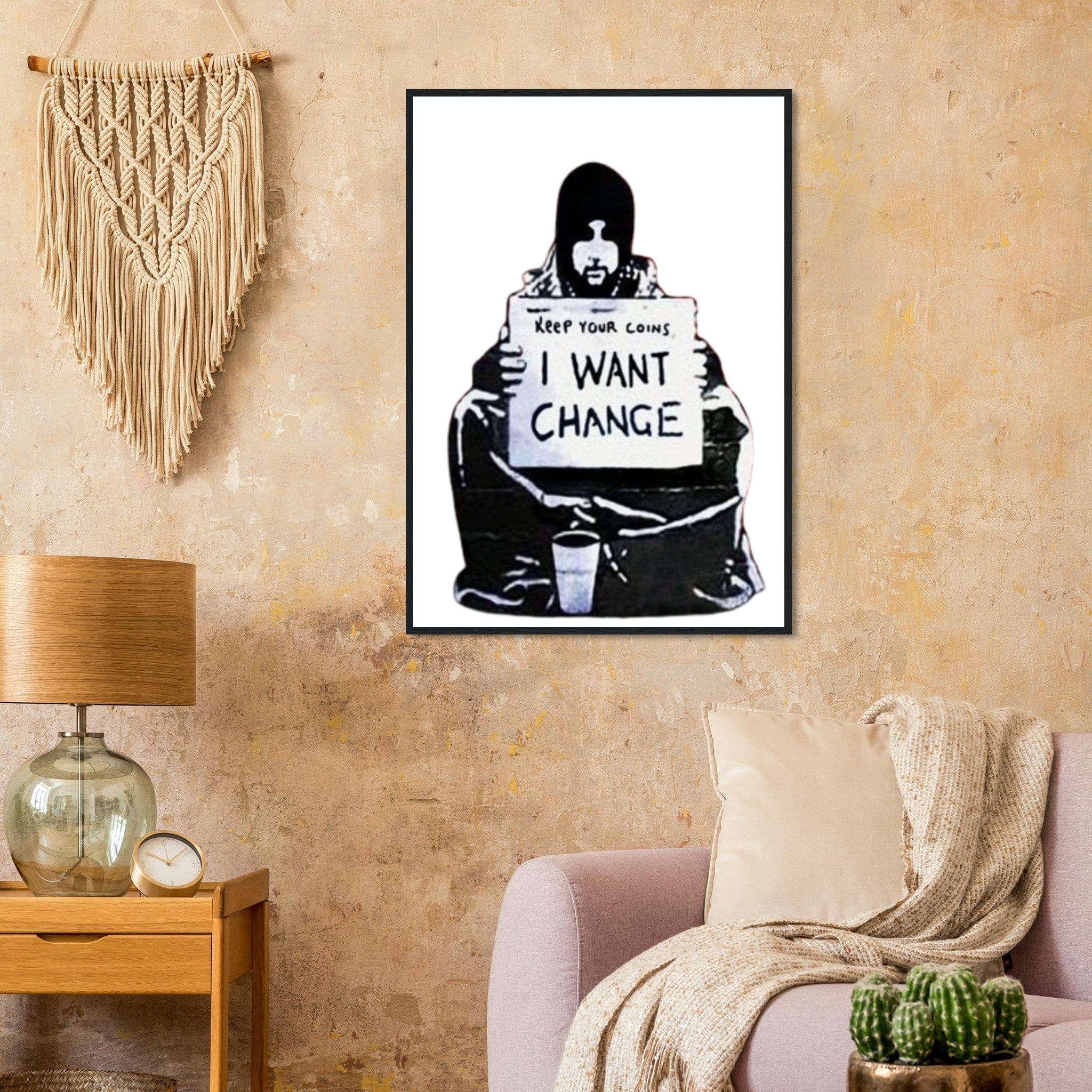 Canvanation Print Material Tableau Street Art Graffiti Banksy