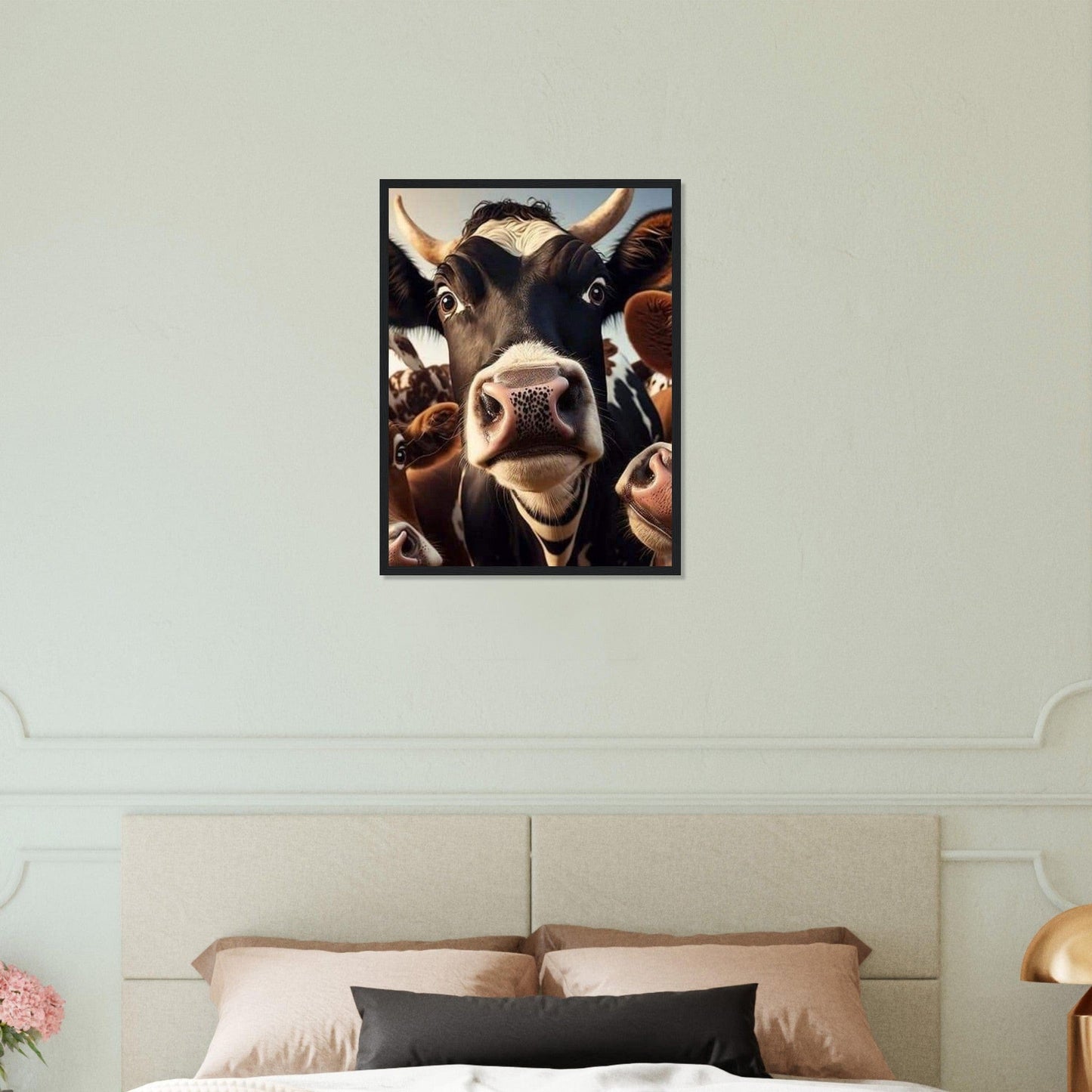 Canvanation Print Material Tableau Highland Cow