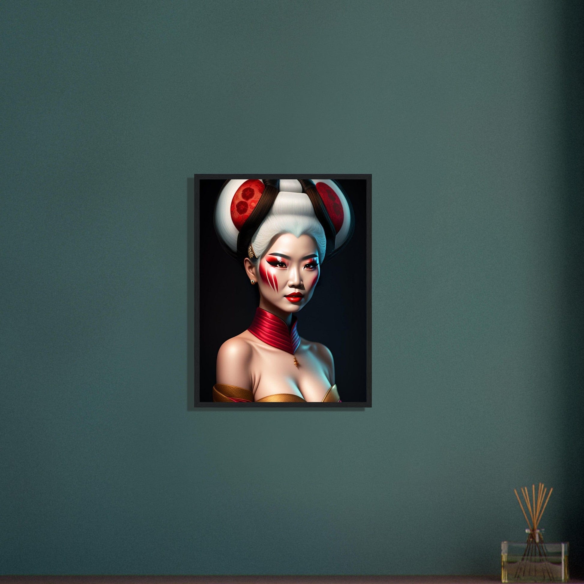 Canvanation Print Material Tableau Japon Geisha Horreur