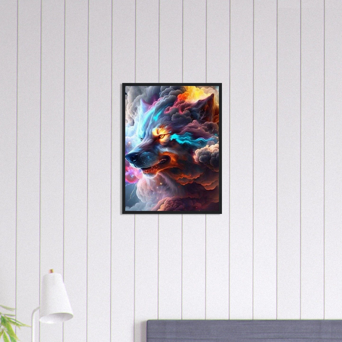 Gelato Print Material Tableau Loup Effet Nuage