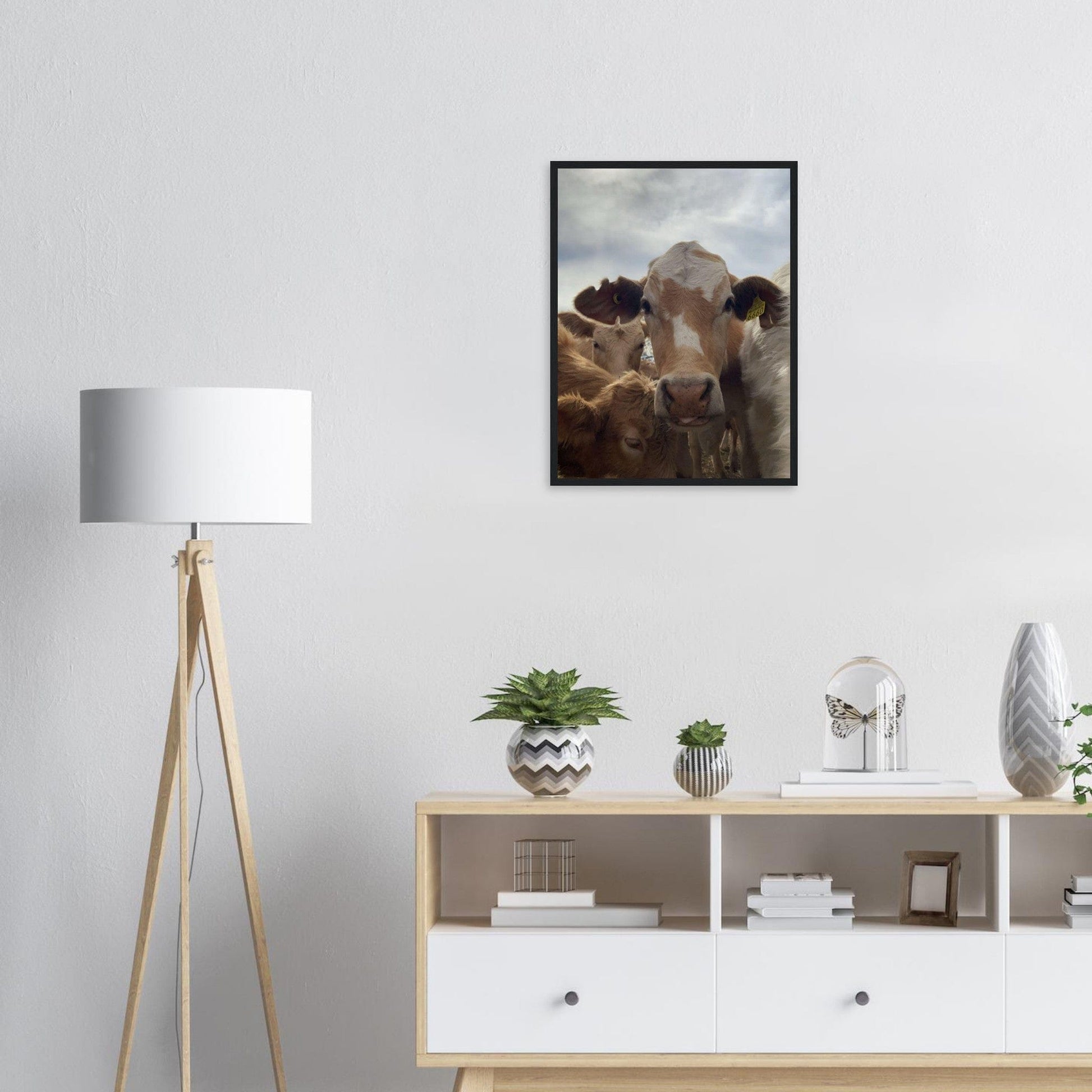 Canvanation Print Material Tableau Vache Dans Les Prés