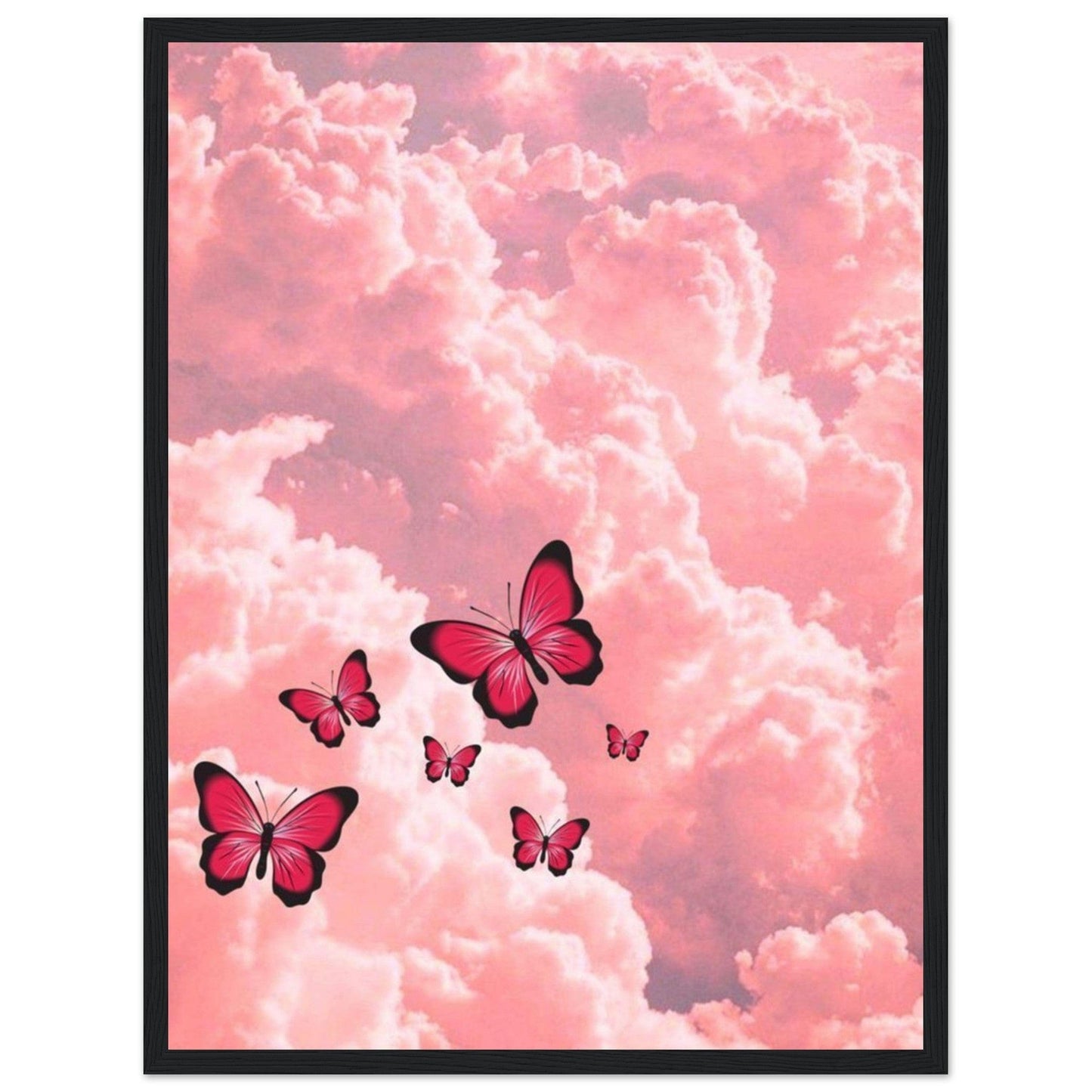 Gelato Print Material 45x60 cm / 18x24″ Tableau Avec Papillons