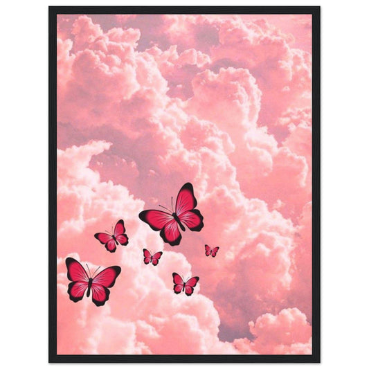 Gelato Print Material 45x60 cm / 18x24″ Tableau Avec Papillons