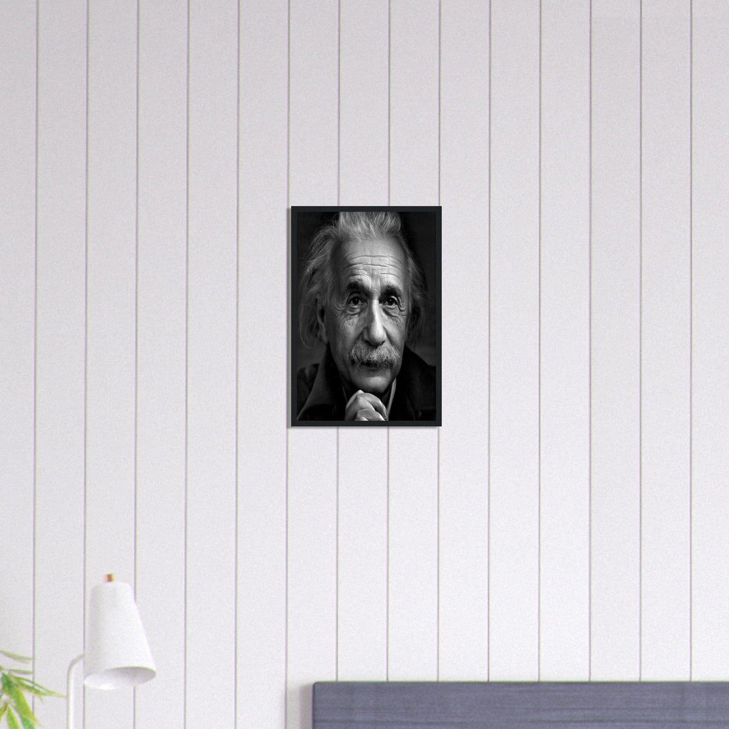 Canvanation Print Material 30x45 cm / 12x18″ Tableau Photo Noir Et Blanc-Portrait-Einstein