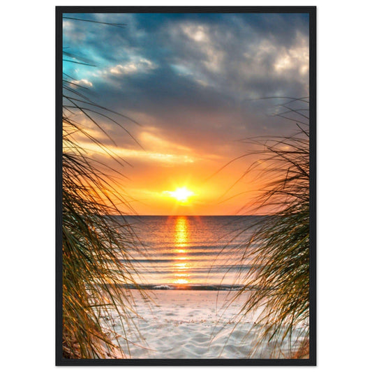 Gelato Print Material 50x70 cm / 20x28″ Paysage Coucher De Soleil Peinture