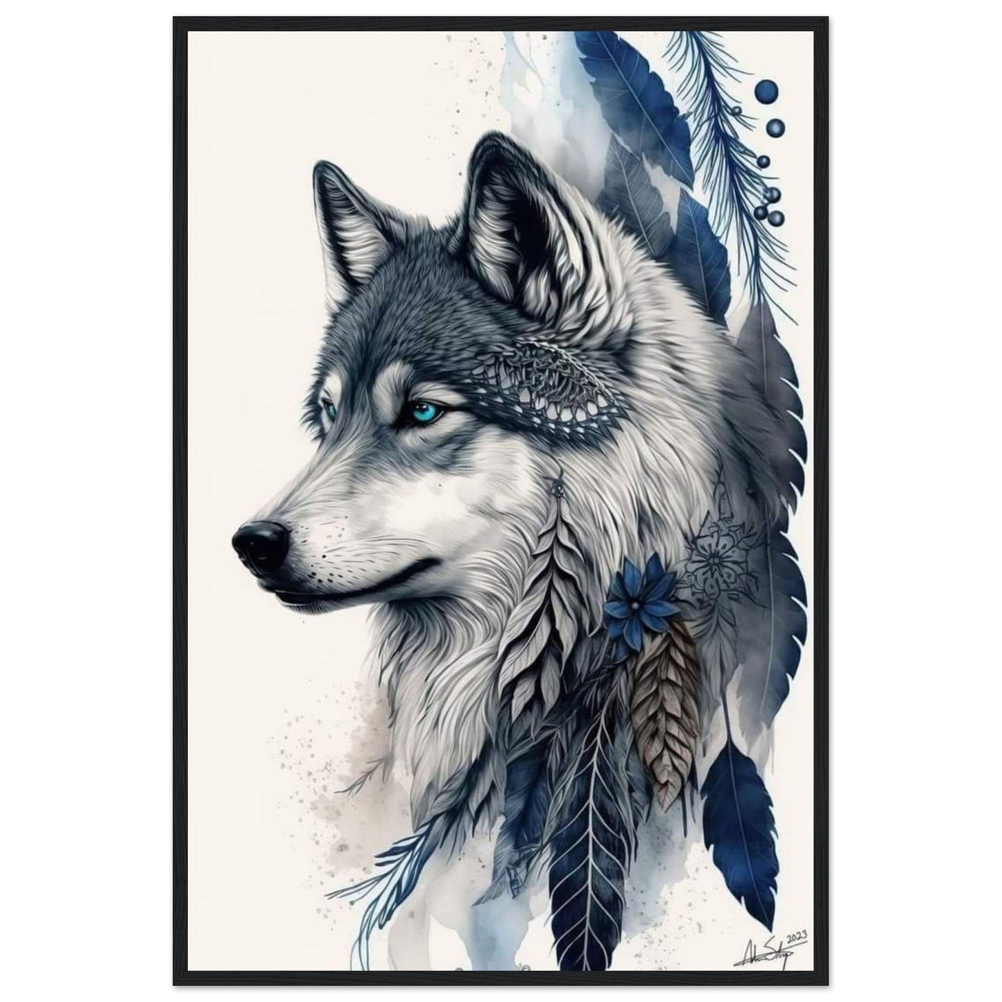 Gelato Print Material 60x90 cm / 24x36″ Tableau Loup Nord