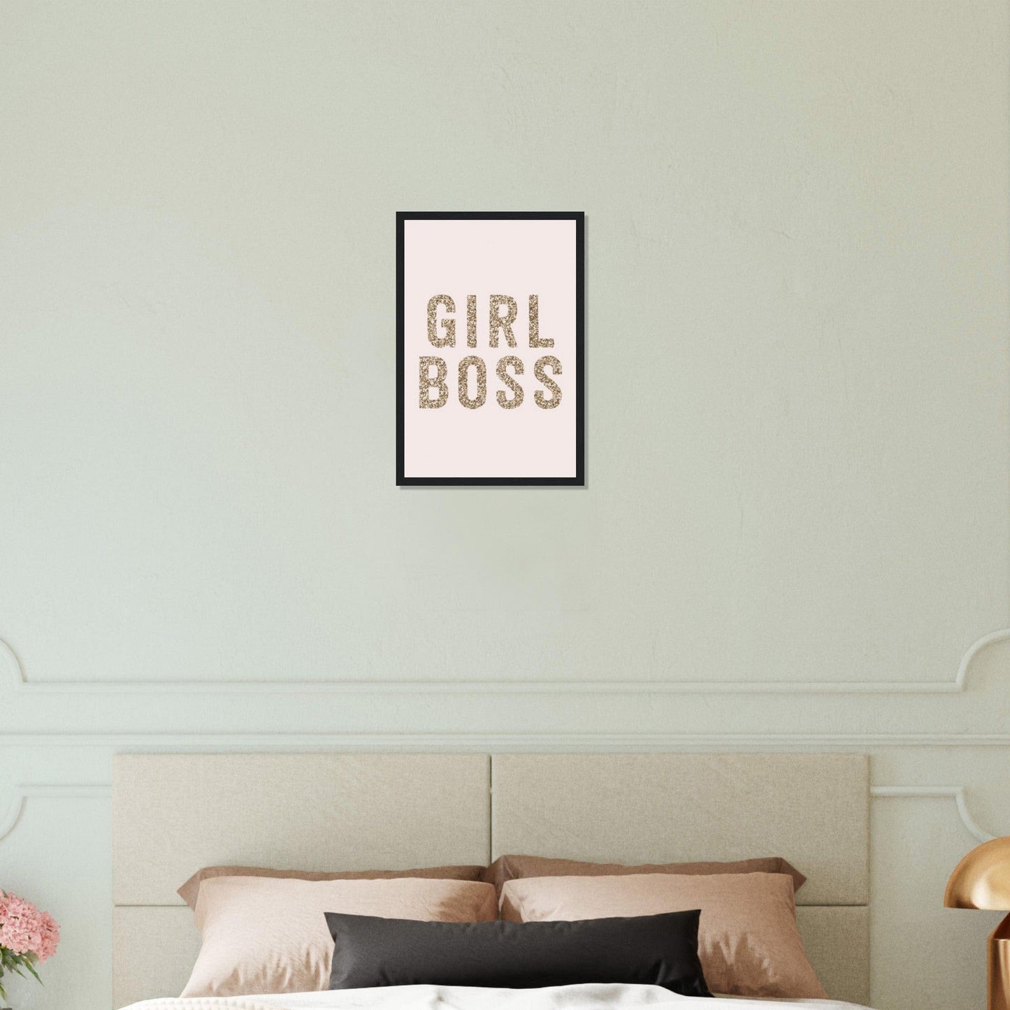 Canvanation Print Material 30x45 cm / 12x18″ Tableau Citation Girl Boss