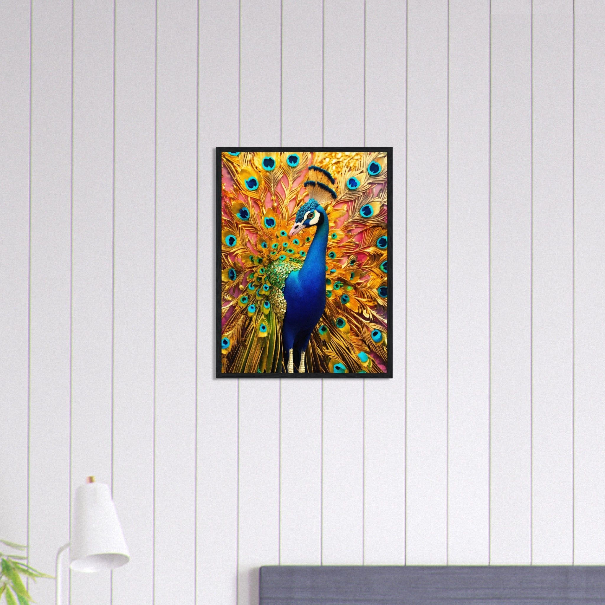 Canvanation Print Material 45x60 cm / 18x24″ Tableau Paon La Danse
