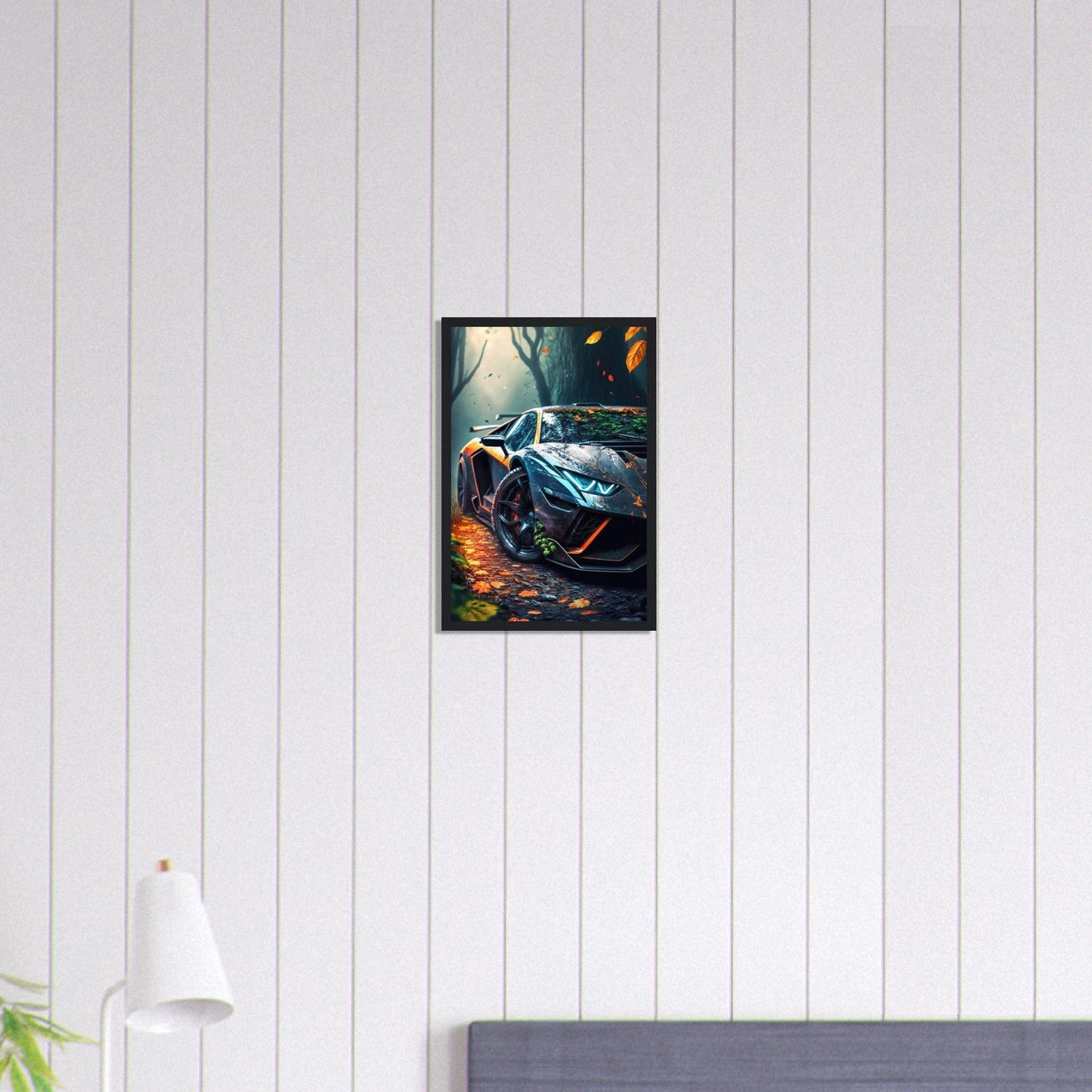 Canvanation Print Material 30x45 cm / 12x18″ Tableau Voiture Lamborghini Automne