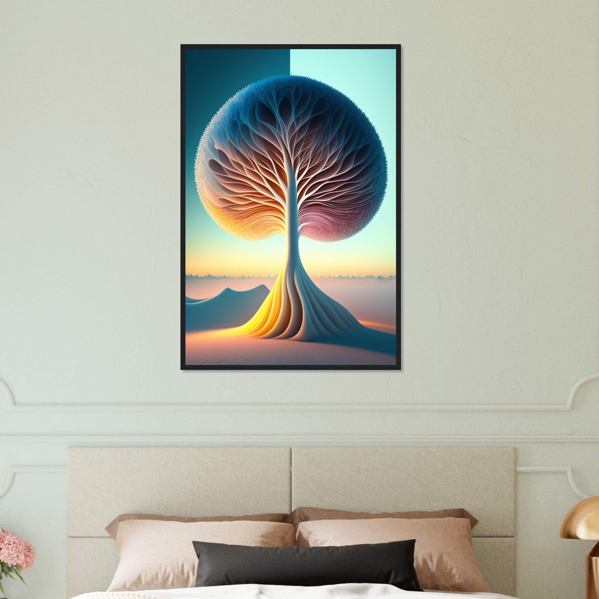 Canvanation Print Material 60x90 cm / 24x36″ Peinture Abstraite Arbre De Vie